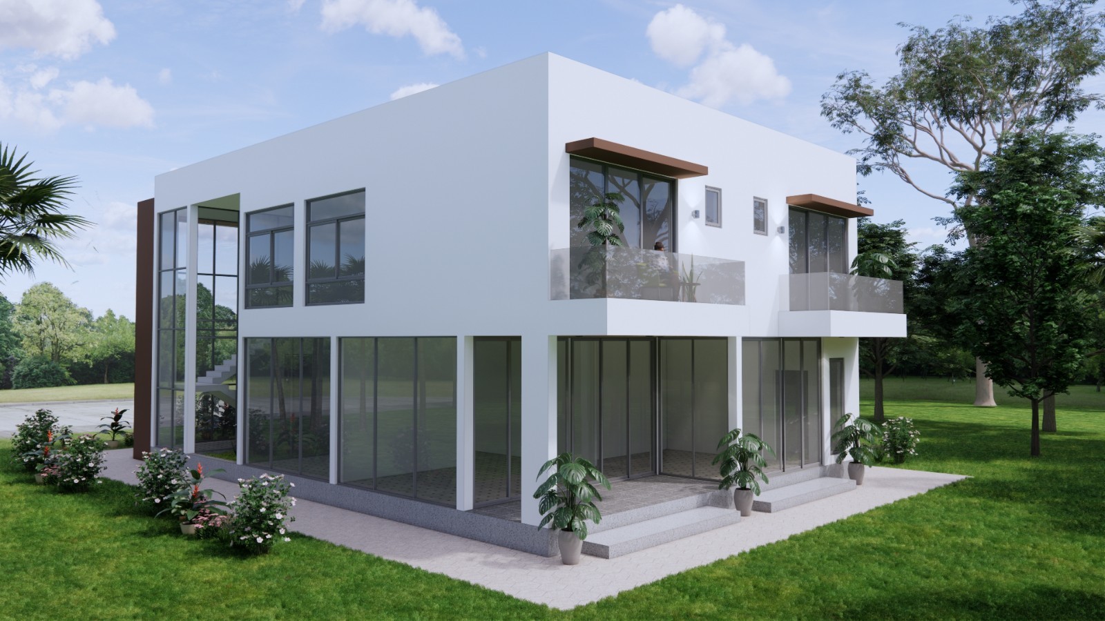 36×49 Feet House Plan 11×15 Meter 5 Bed 7 Bath Slab Roof CAD, PDF, &A4 Hard Copy