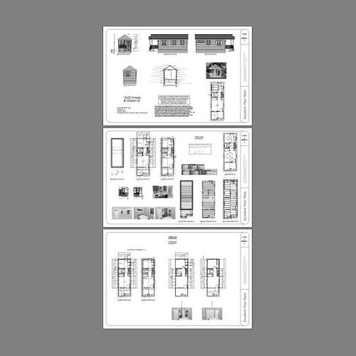 12×28 House — 336 sq ft — PDF Floor Plan — Model 1D