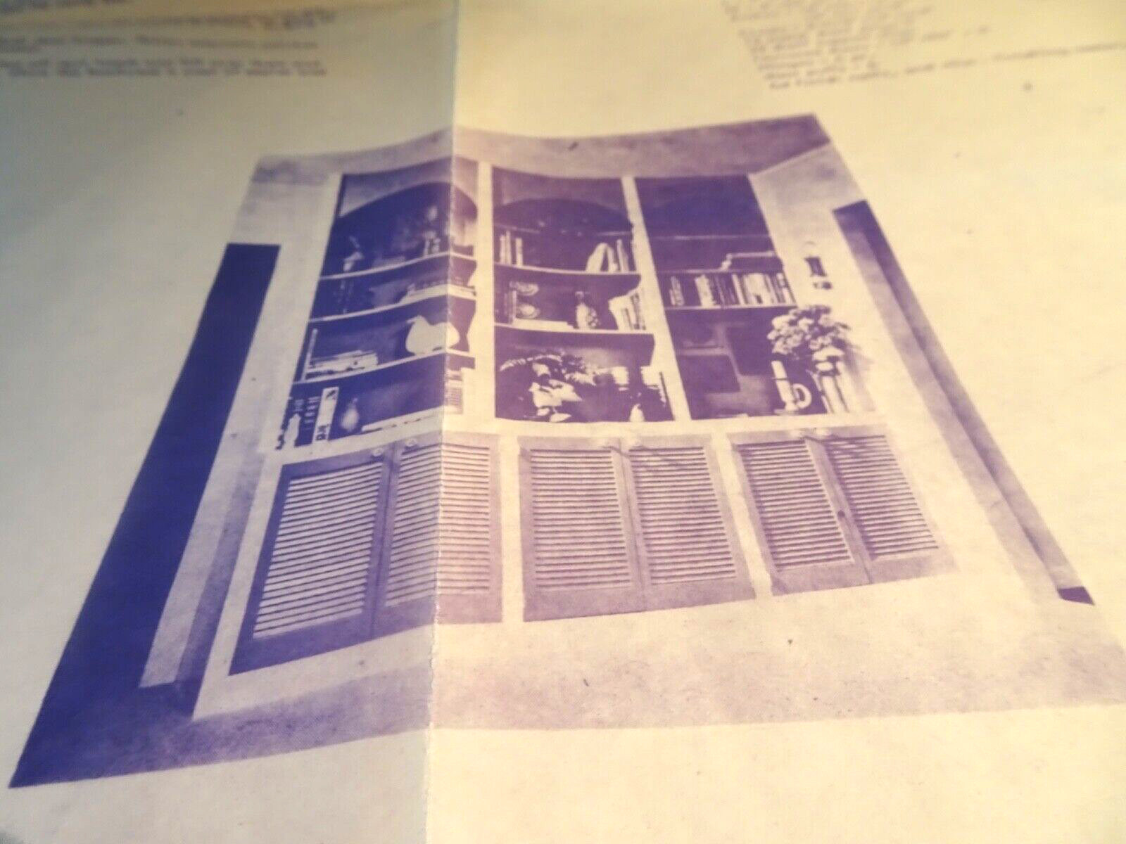 BETTER HOMES AND GARDENS DESIGN NO. 3310-1 BOOKCASE PROJECT, MATERIALS, DRAWING