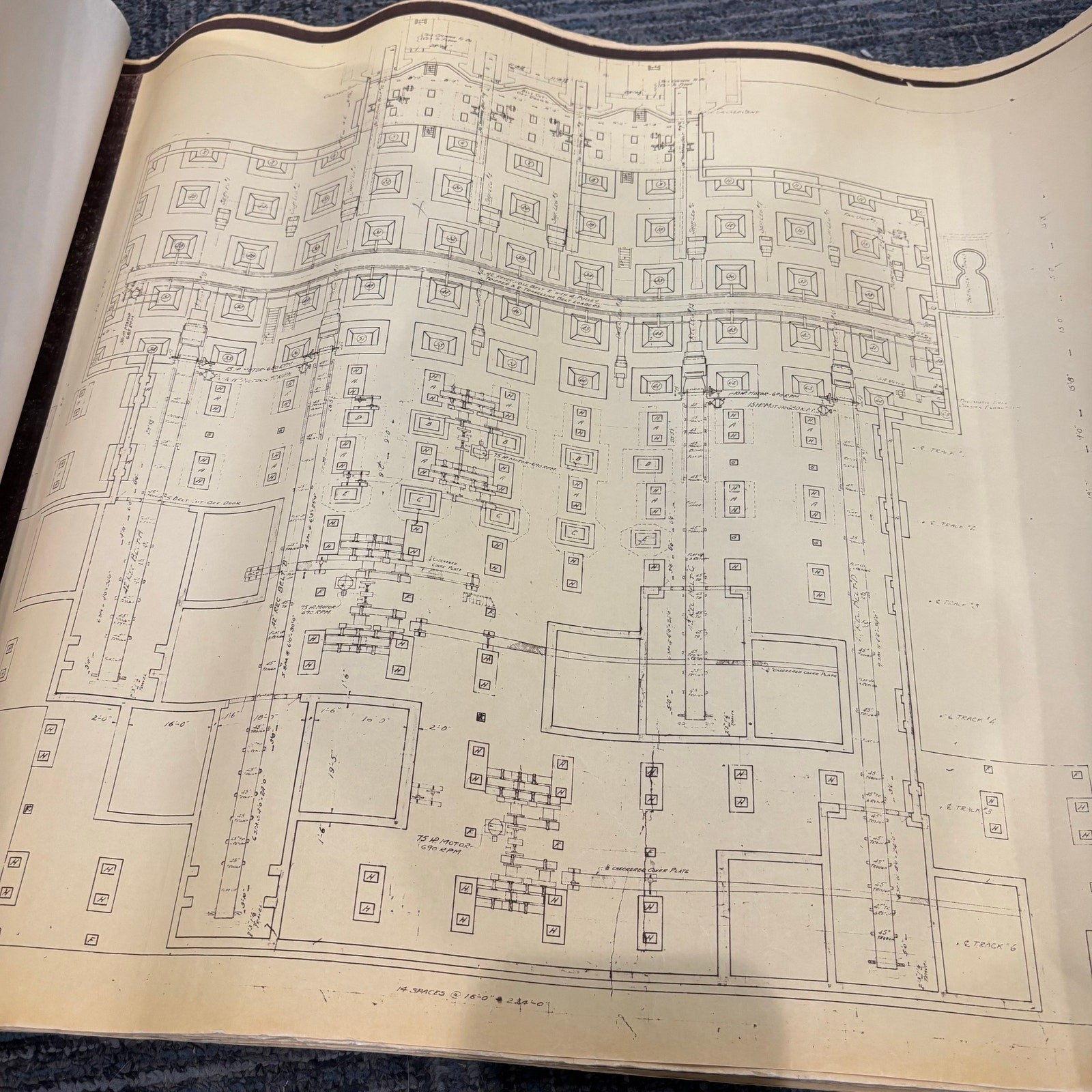 Vtg 1925 AT&SF Santa Fe Building Blueprints Railroad Memorabilia Kansas 165 pgs