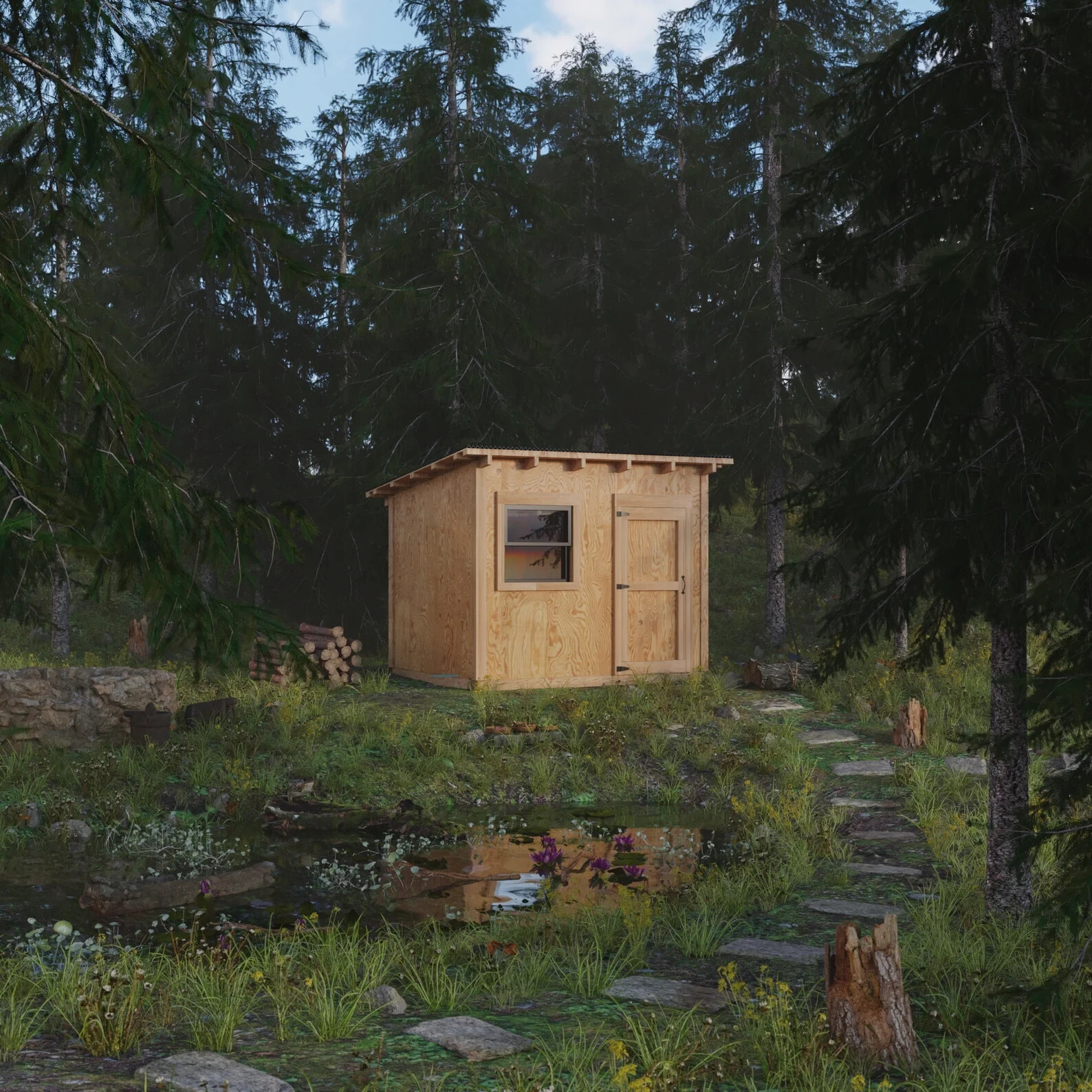 Lean To Shed Plans 8×10 – PDF + Video Download