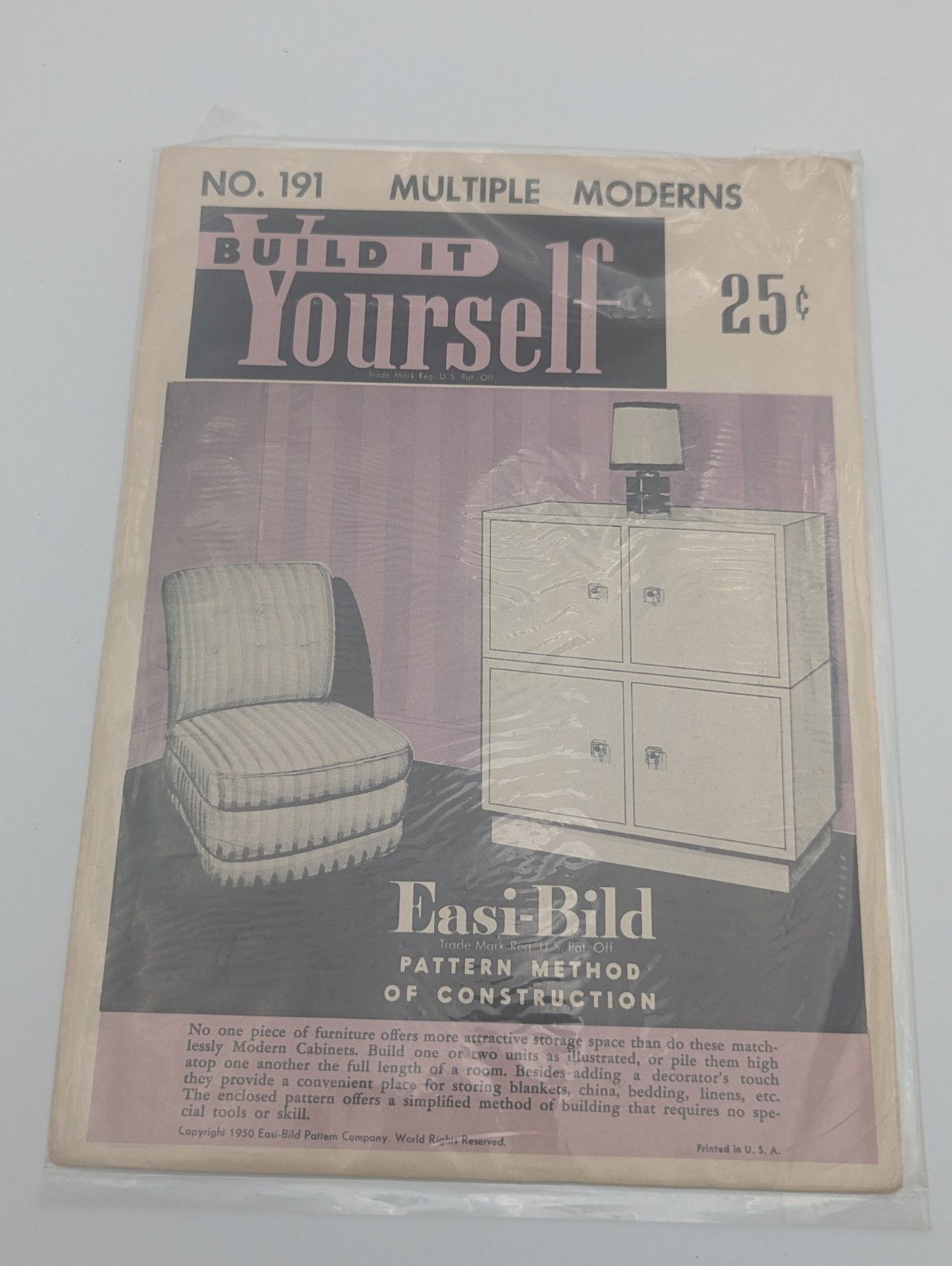 LOT 5 Easi-Bild Build It Yourself Mcm pattern Woodworking Delta Rockwell Stanley