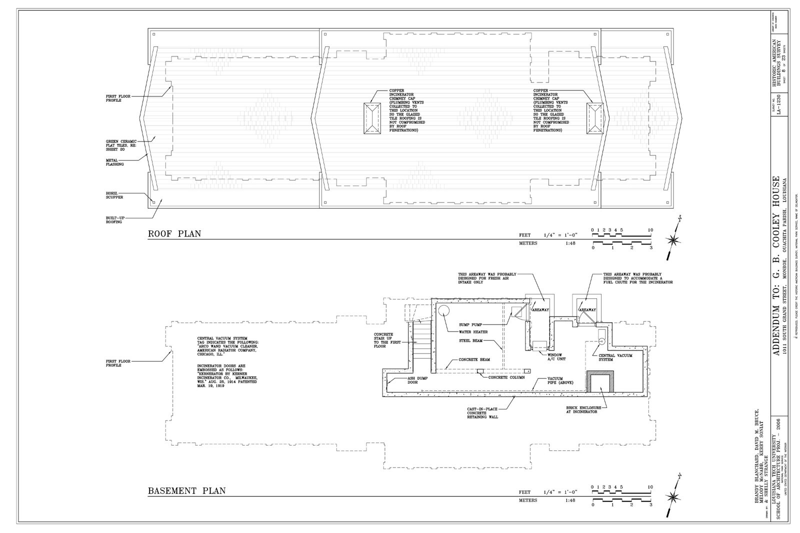 Prairie Style home by Walter Burley Griffin, 5 bedrooms, brick/wood house plans