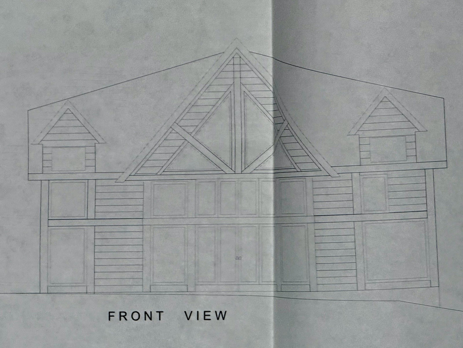 Custom Home Architectural Blueprint Elevation Drawings TAA Group 2010 Plans