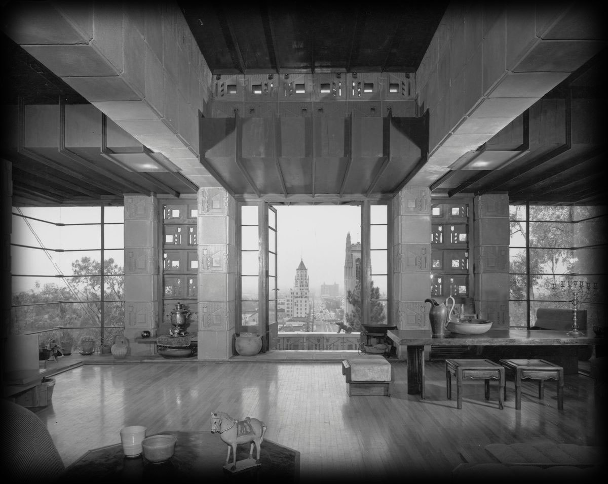 2 bedroom Freeman Home by Frank Lloyd Wright, printed architectural house plans