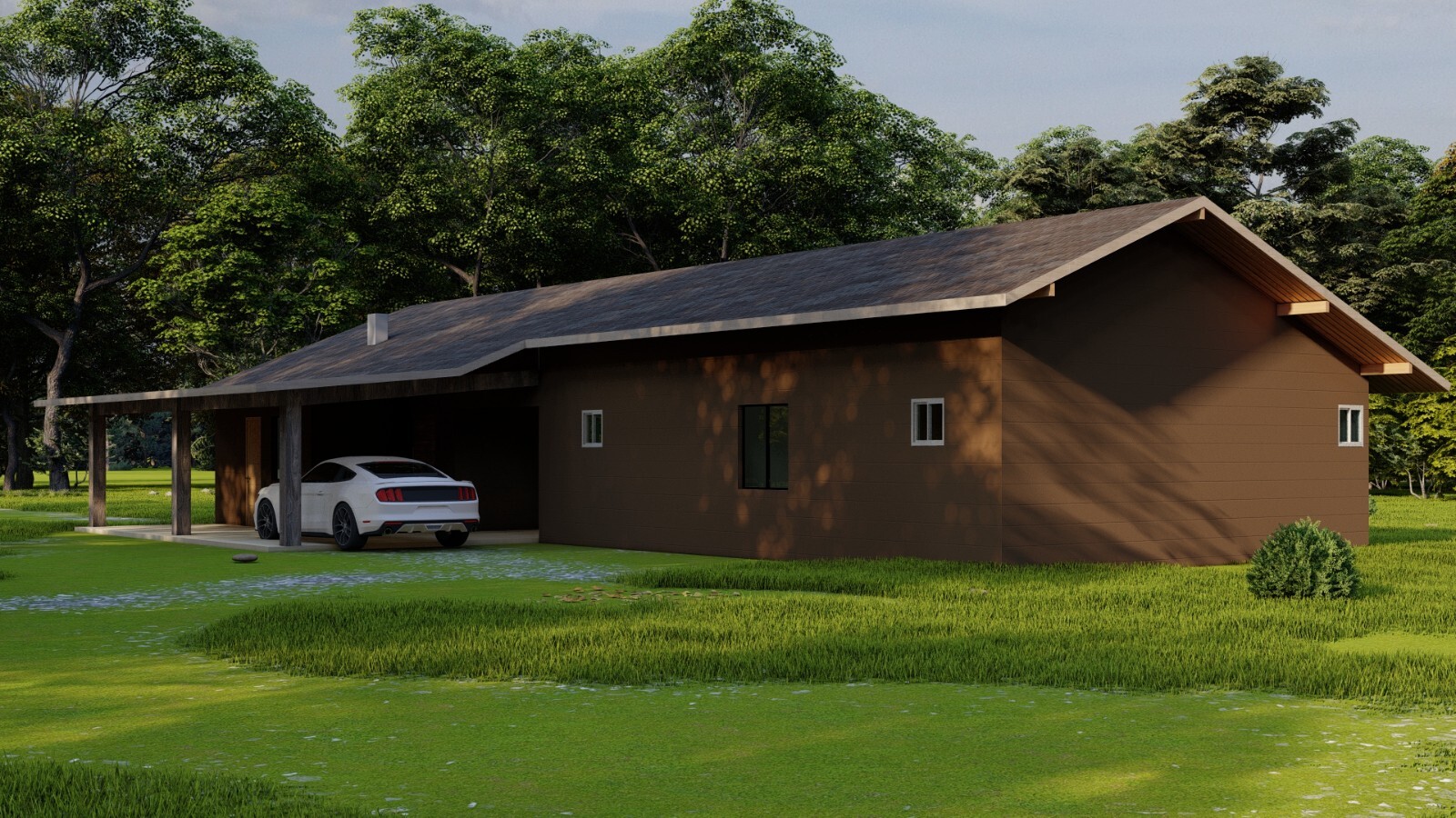 23′ x 69 ‘ Ft House Home Building Plan With AutoCAD File & 3D Visualization