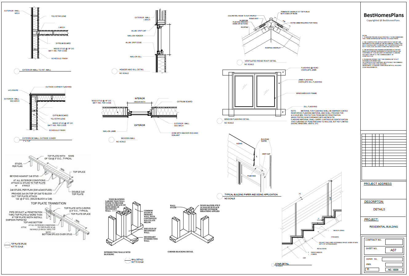 35’x51’ 3 Beds, 2 Baths Charming A-Frame Architectural Build Plans PDF Download.