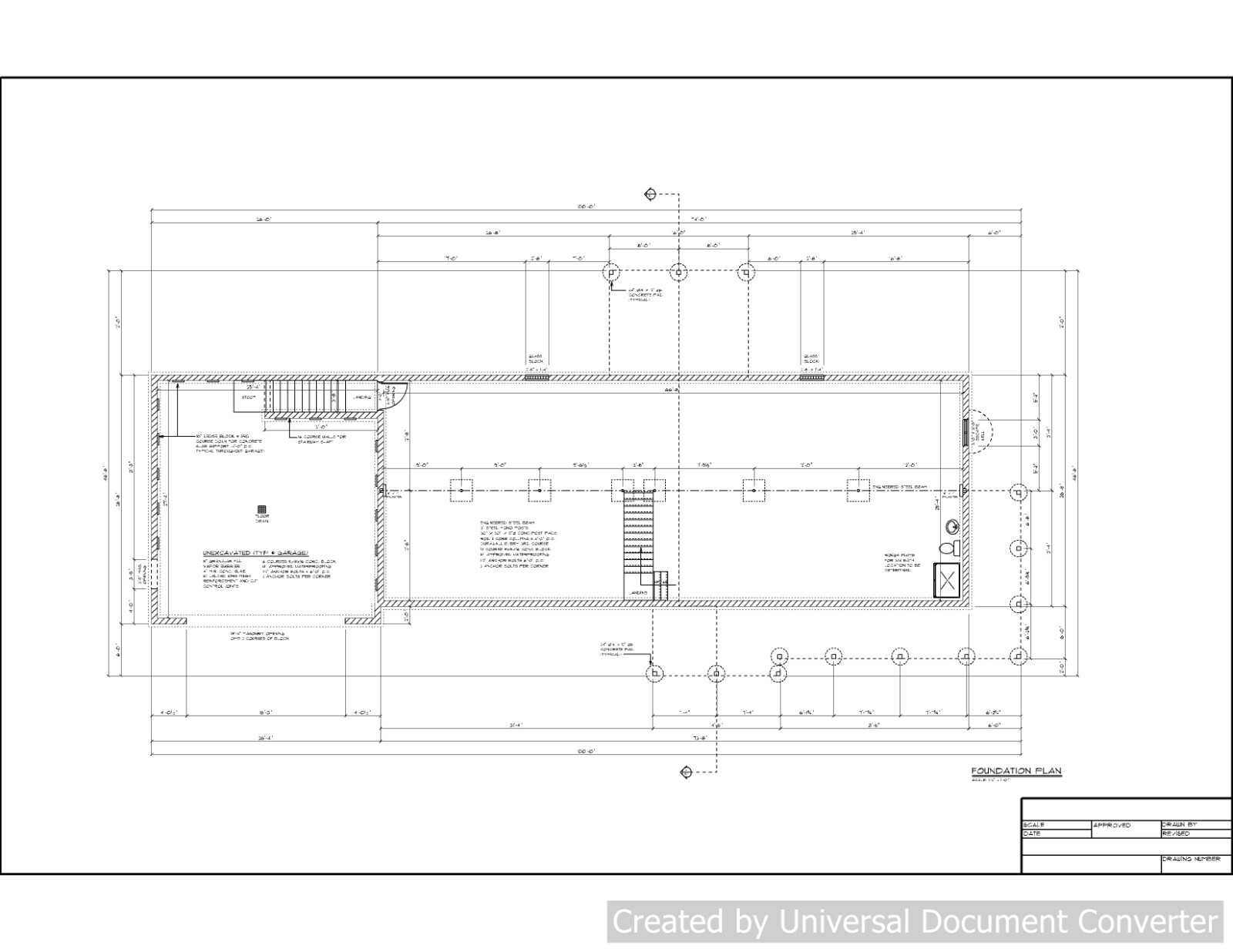 Full Set of single story 3 bedroom house plans 1,813 sq ft