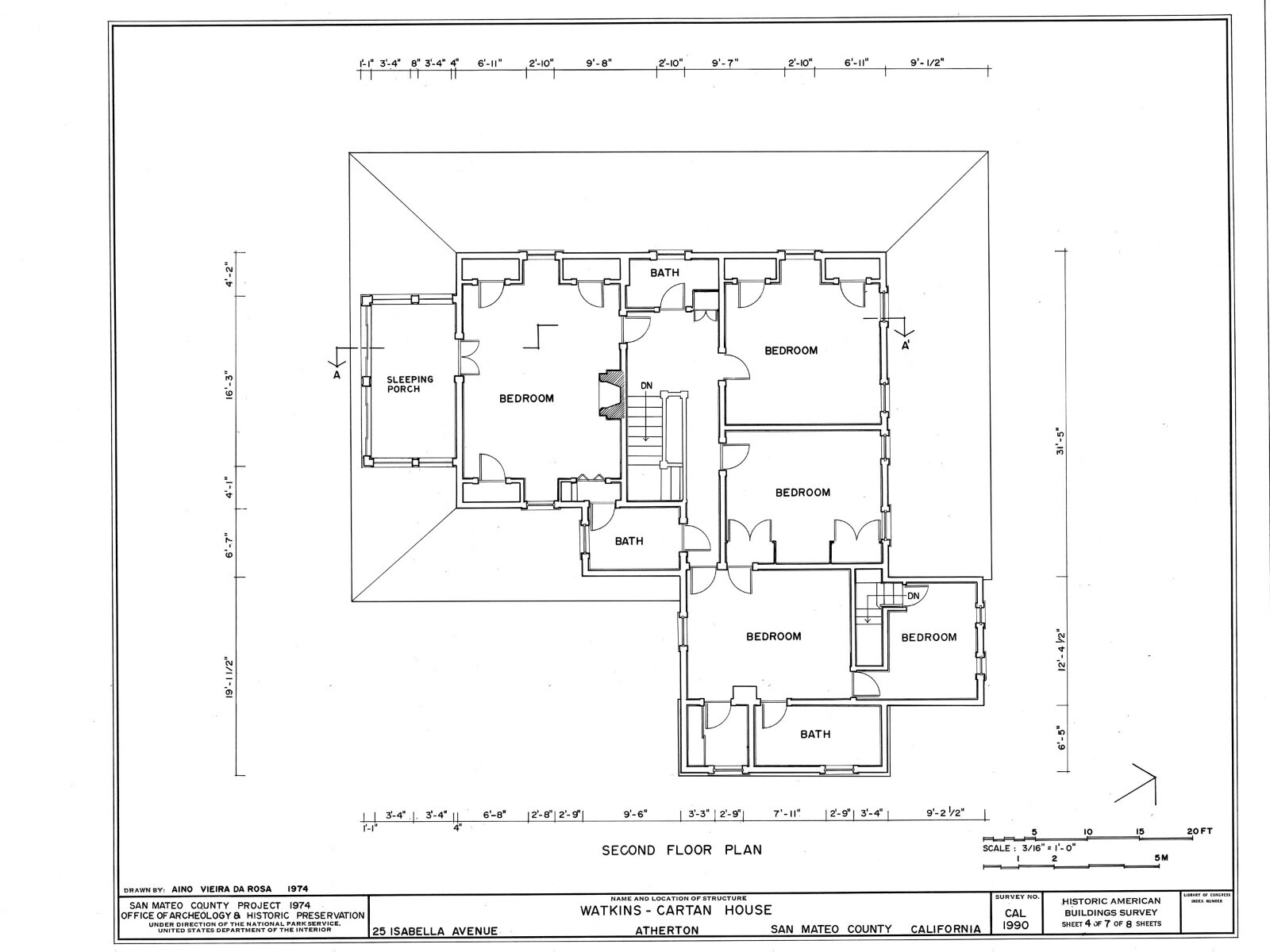 Carpenter Gothic Victorian home, wraparound porches, dormers, house plans