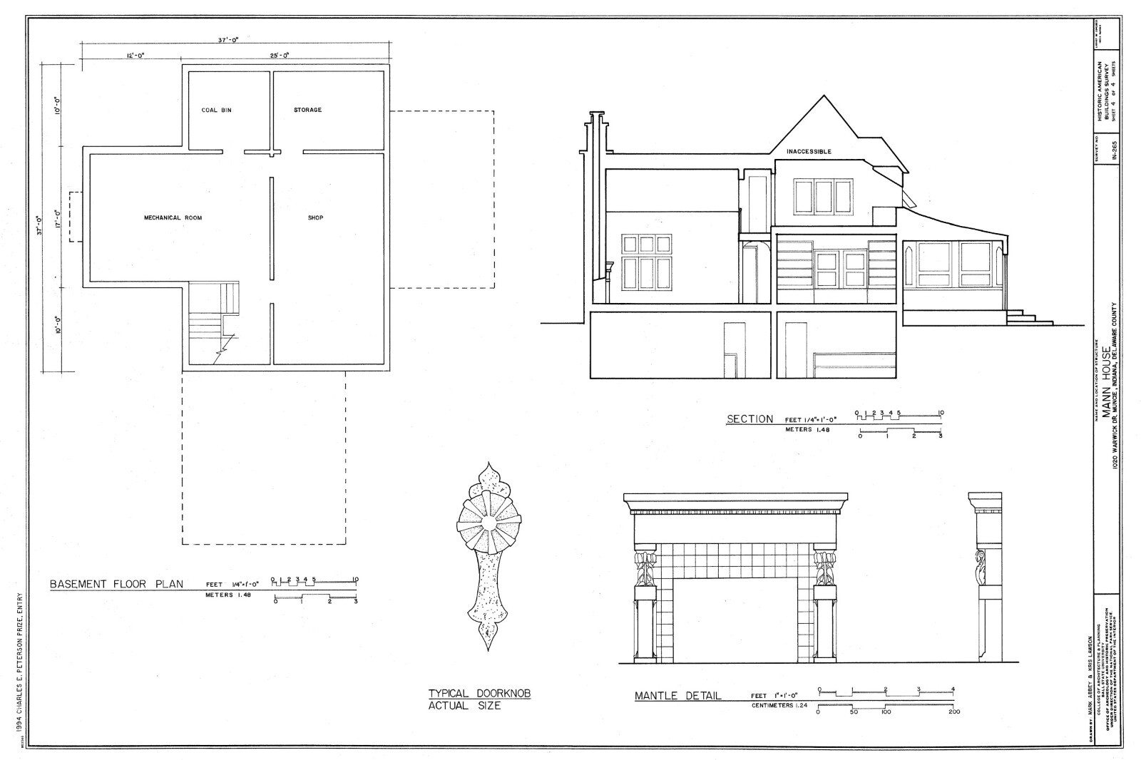 Architectural House Plans – Tudor style home full of charm – 3 bedrooms, sunroom