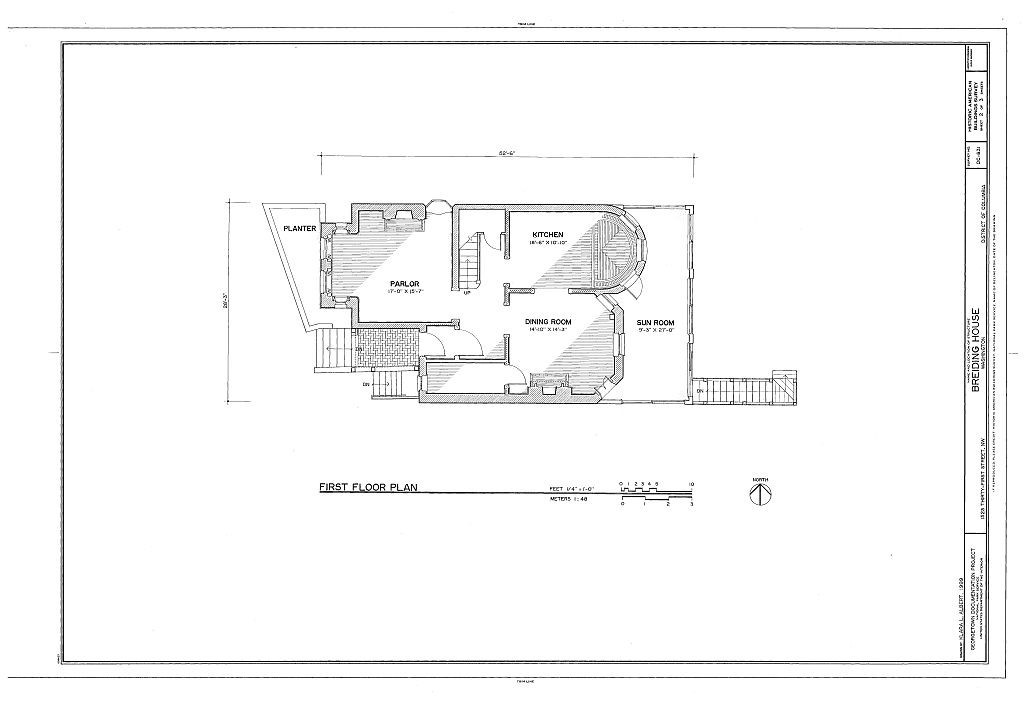 Charming narrow city lot Victorian Romanesque style home, architectural plans