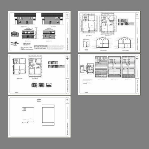 28×36 House — 2 Bedroom 1.5 Bath — 1,170 sq ft — PDF Floor Plan — Model 4A