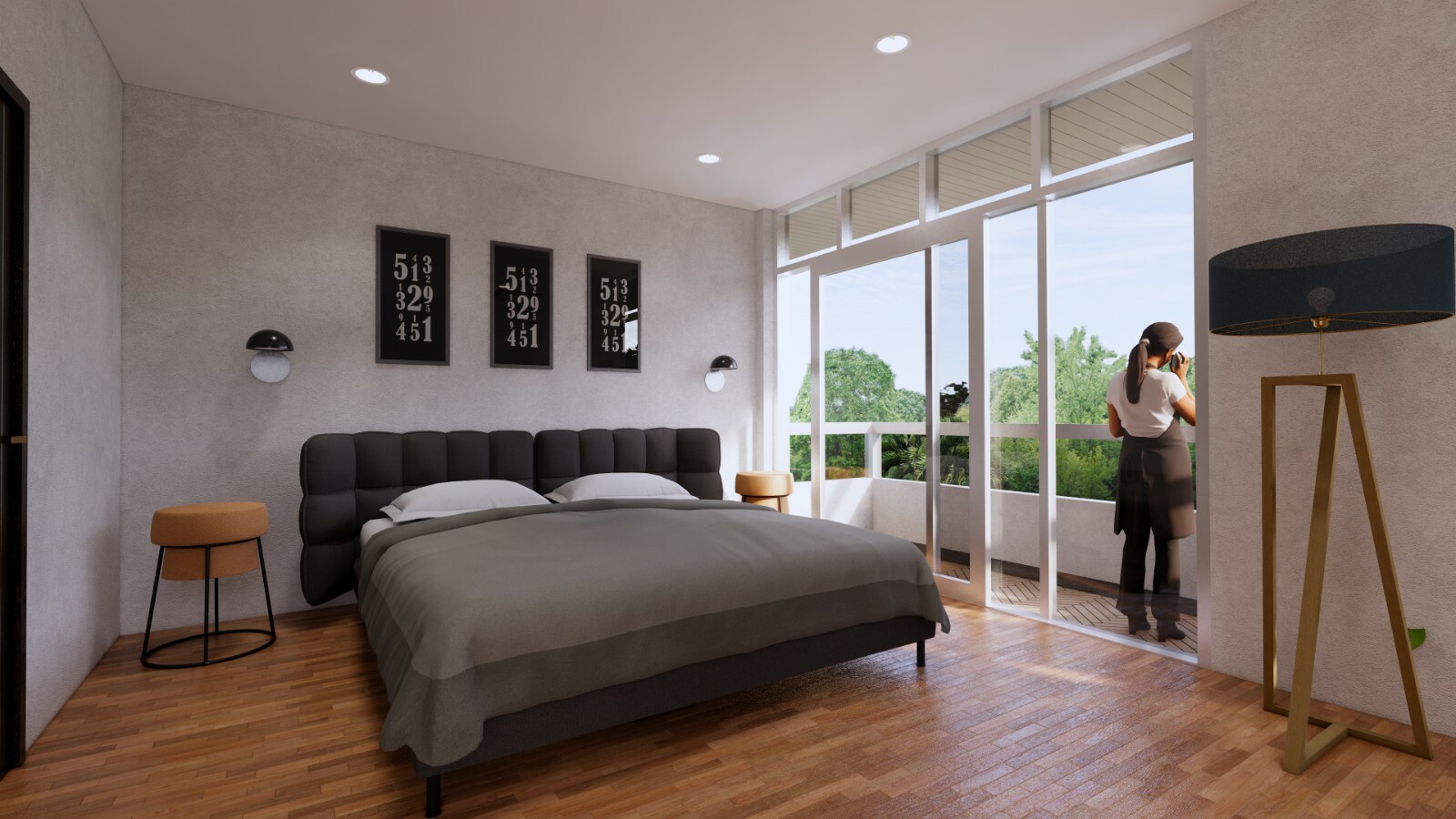 15×35 Feet Small House Plans 4.5×10.8 meter 2 Beds PDF Full Plans (A4 Hard Copy)