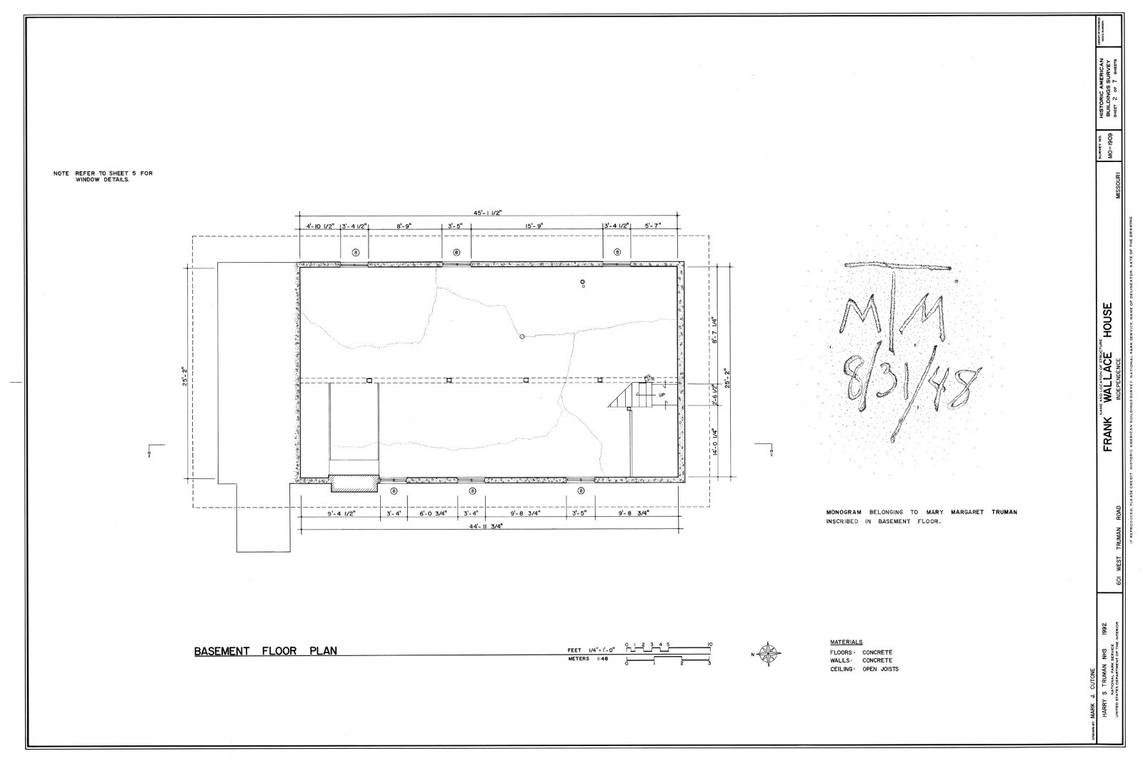 Small Home Designs, Brick Bungalow, 2 bedrooms, printed architectural plans