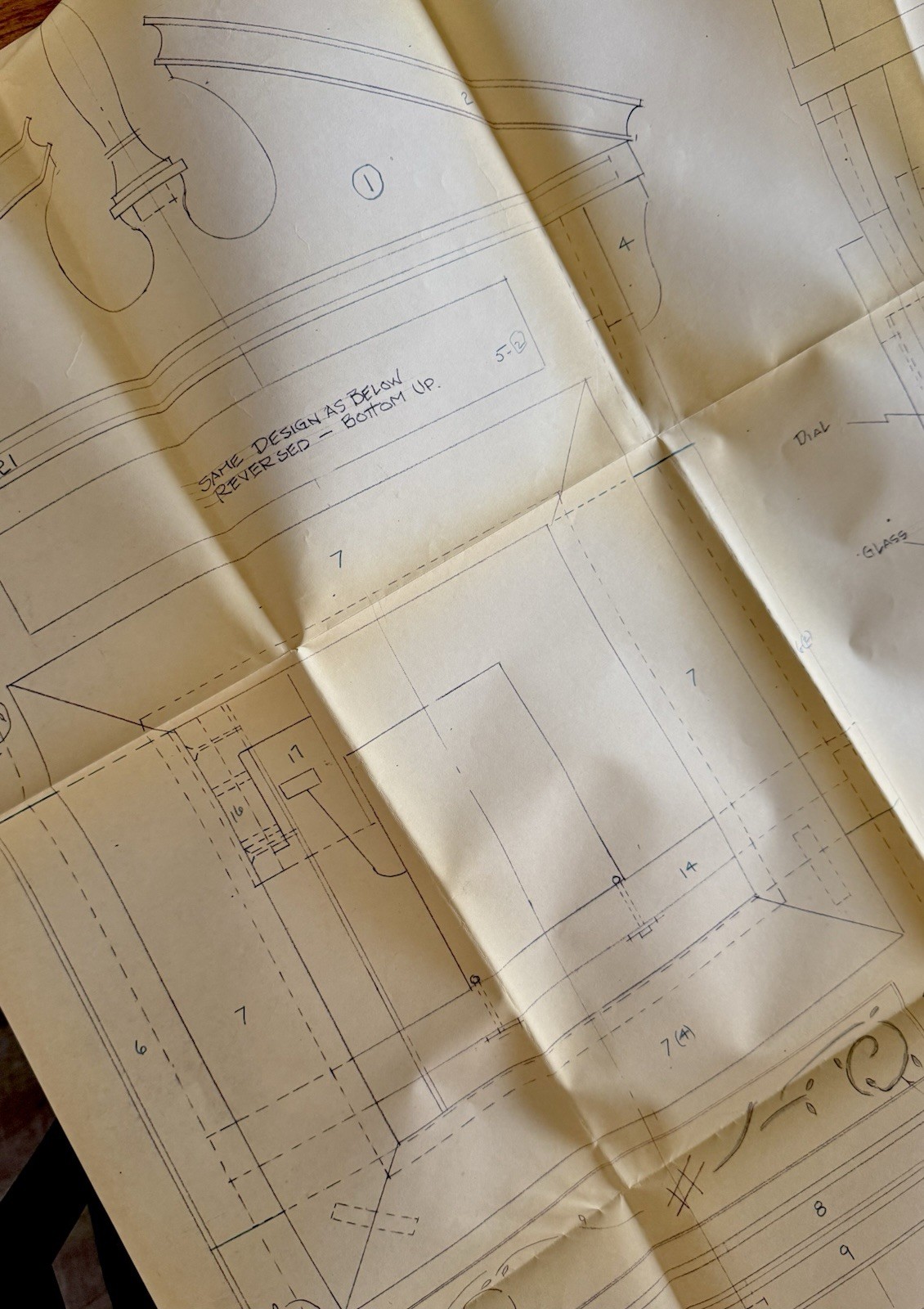 LOT 5 Original Clock-building Plans And Patterns