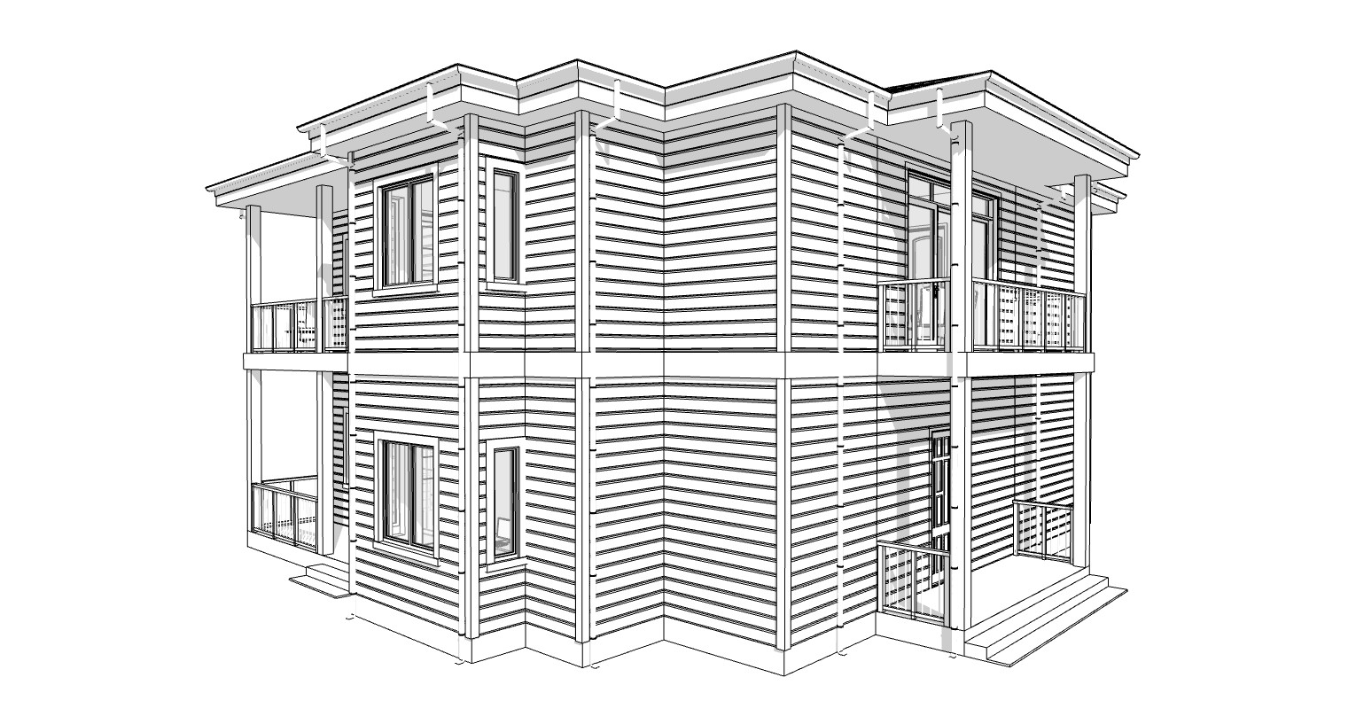 5 Beds, 5 Baths Beautiful Home Architectural Build Plans PDF Download