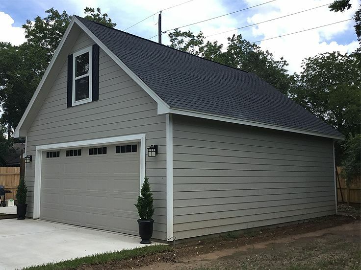 24′ X 24′ Two Car Garage with Loft Construction Plans – PDF Download