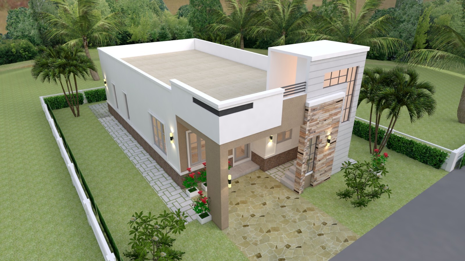 23×46 Feet House Design Plan 7×14 Meter 3 Beds 2 Baths PDF & (A4 Hard Copy)