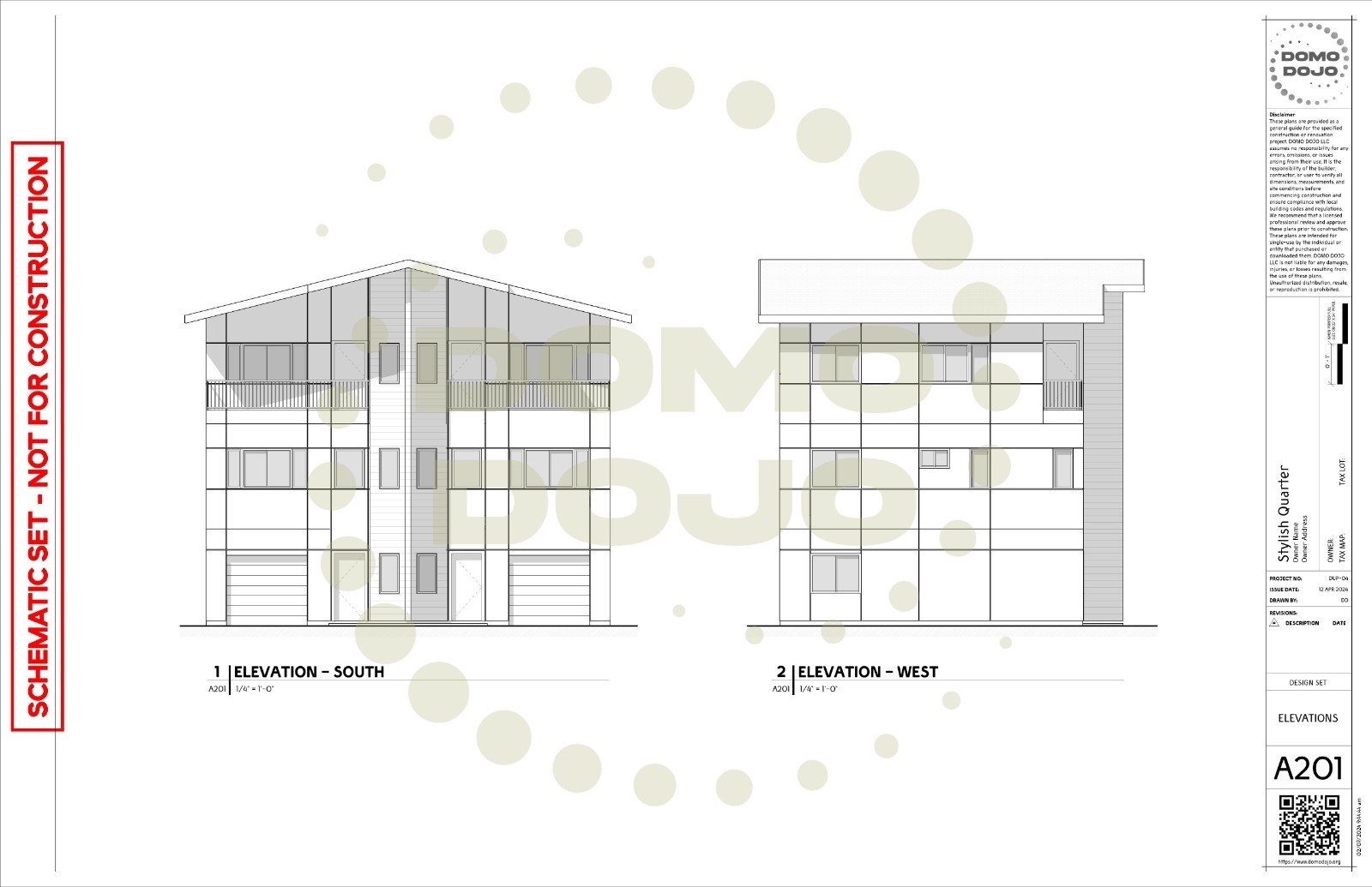 Stylish Quarter Duplex Plans – PDF Downloadable Blueprint