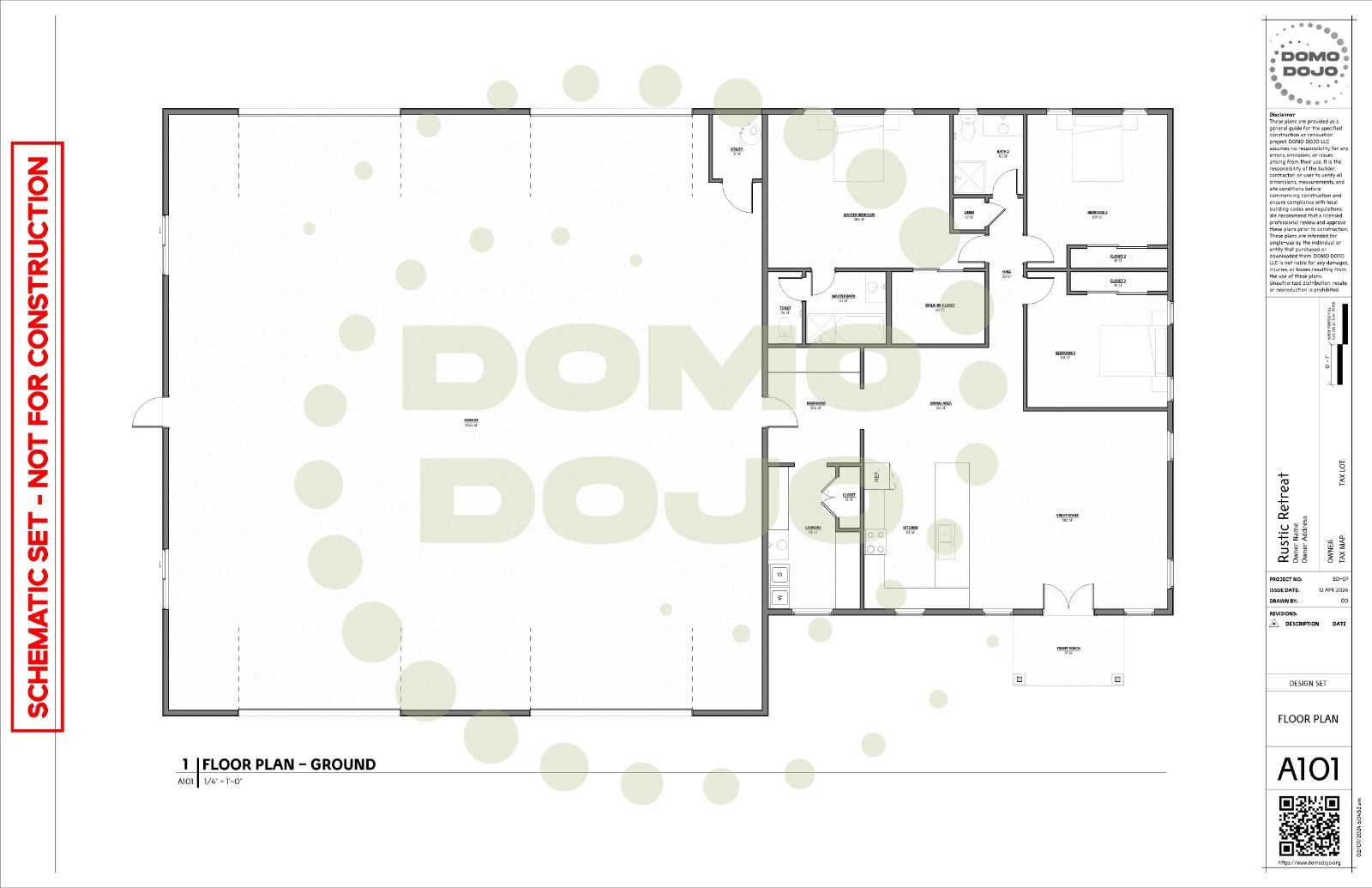 Rustic Retreat Barndominium Plans – PDF Downloadable Blueprint
