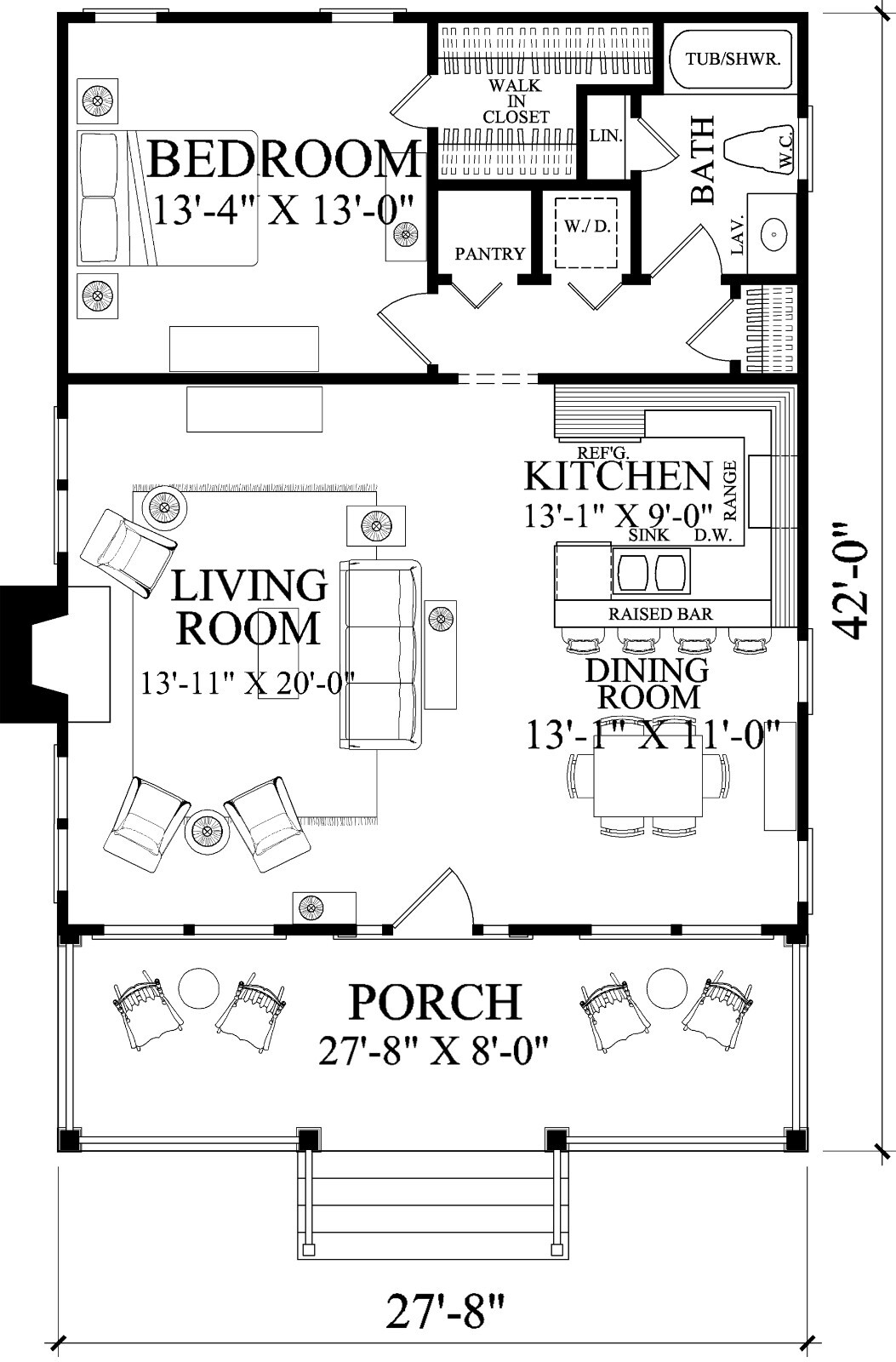 William Poole Designs Home Plans Nestledown Bungalow Getaway Mother N Law Suite