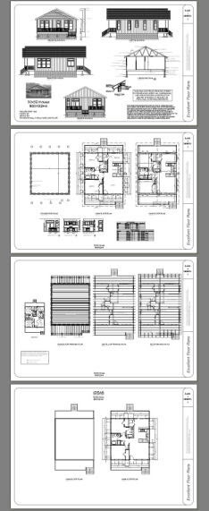 30×32 House — 2 bedroom 2 Bath — 960 sqft — PDF Floor Plan — Model 4