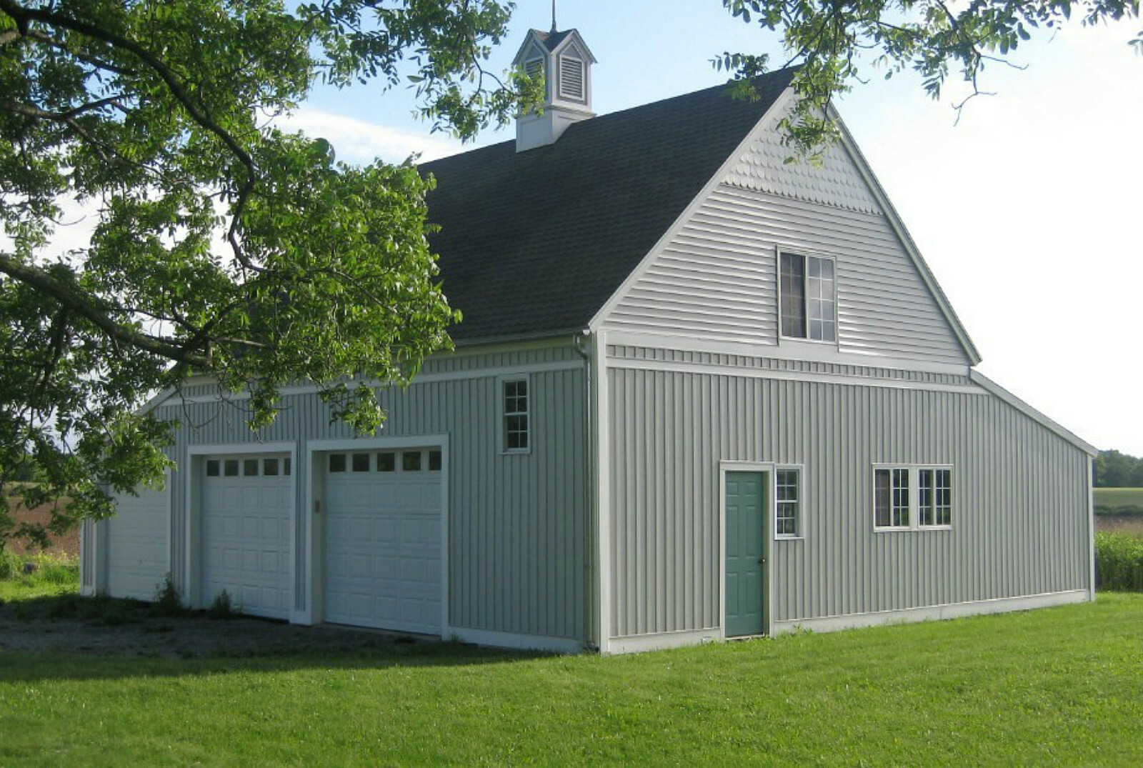 Multi-Purpose Pole Barn Blueprints – Three Sets of Almond Barn Plans (eB 220×3)