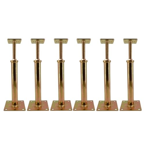 6 PCS House Floor Jacks Post Pole for Leveling, 11″ – 16″ Height