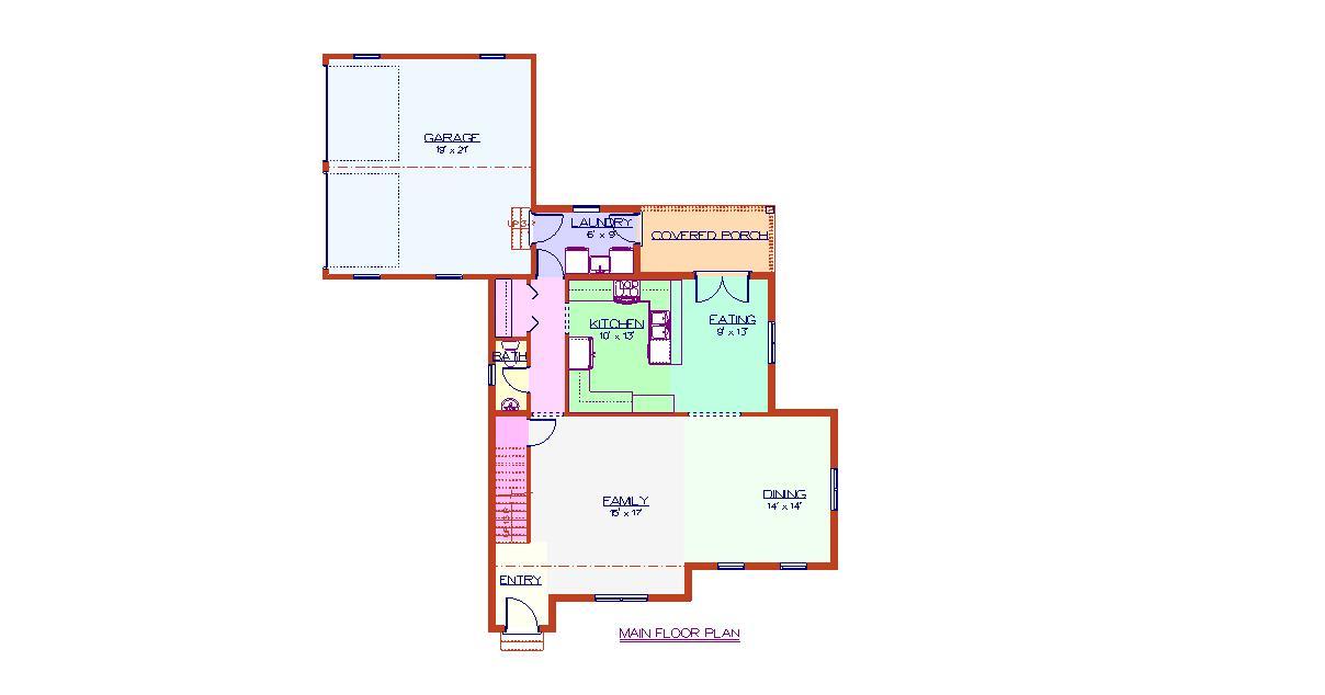 Beautiful 2- Story Cape Cod House Plans1987 S.Q F.T.