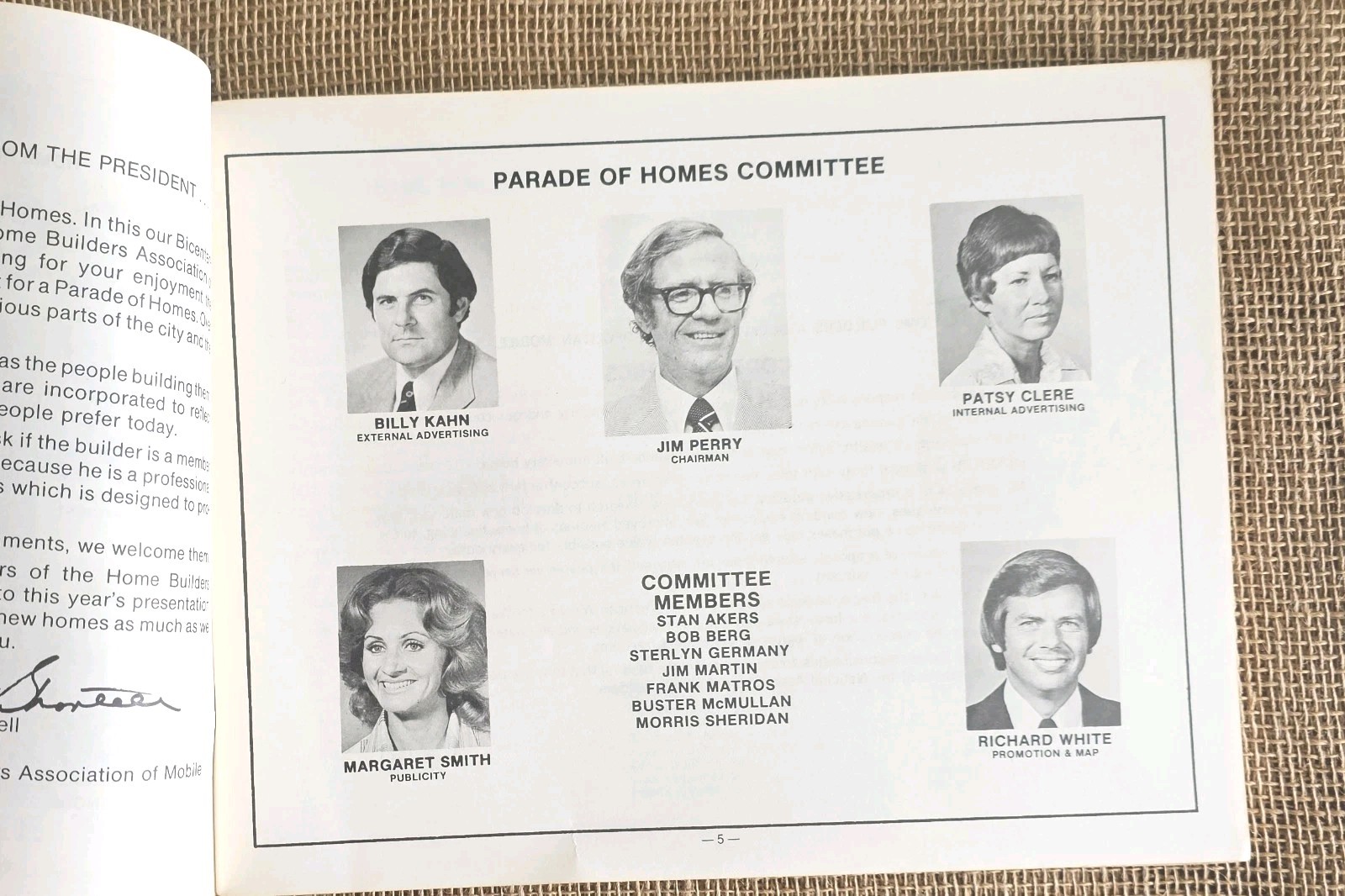 1976 Parade Of Homes Mobile Al Home Builders Ass. House Plans Book