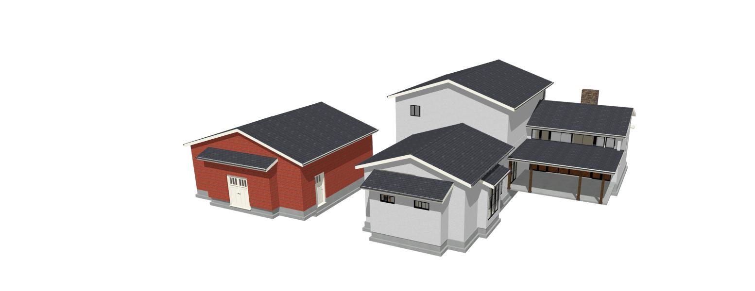 ARCHITECT DESIGNED MODERN HOUSE PLAN, 2,603 SF, 3BR, 2.5BA, MASTER SUITE, 2-CAR