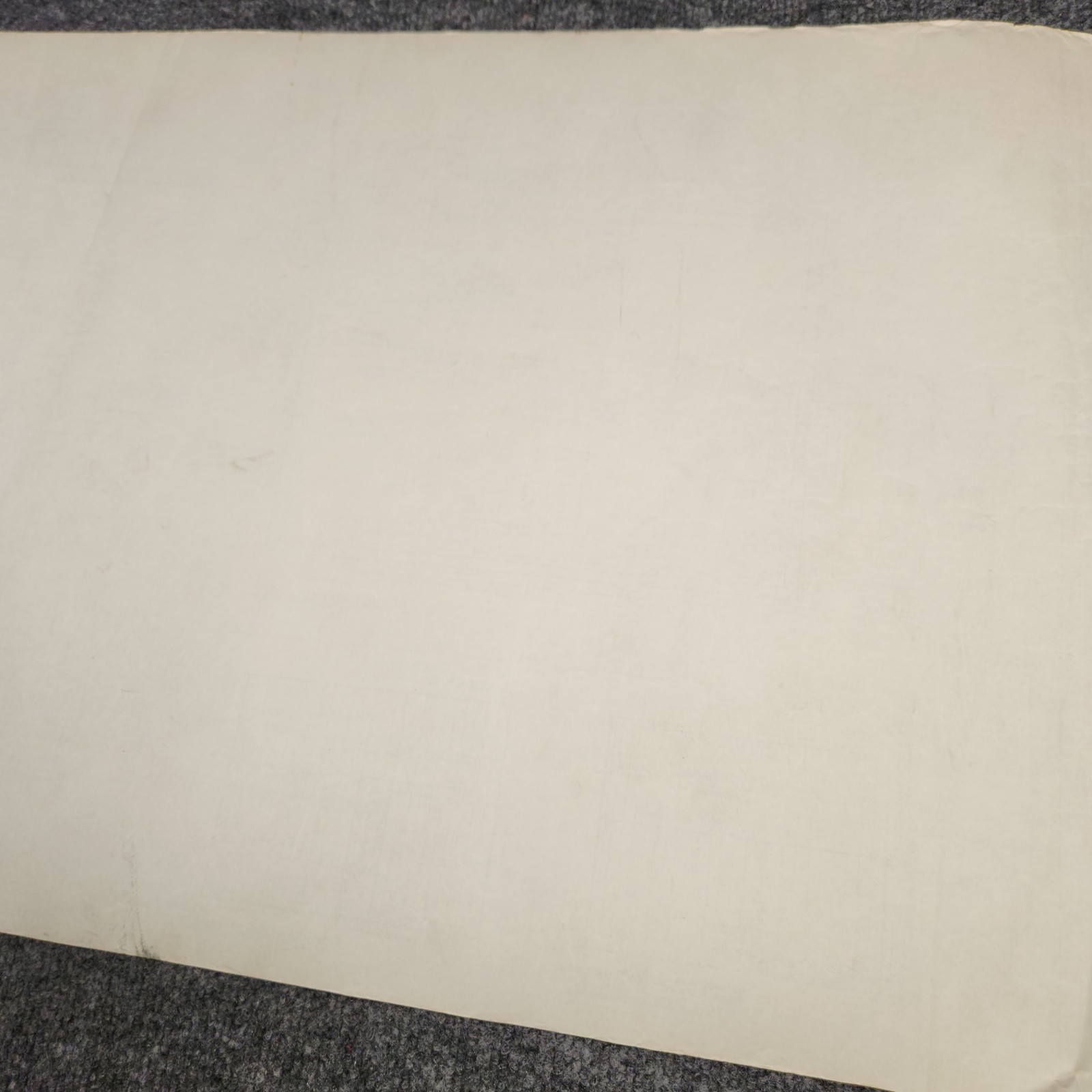Vintage House Blueprint 33×17 1964 Mid Century Modern Drawing Art Glen Ellyn IL