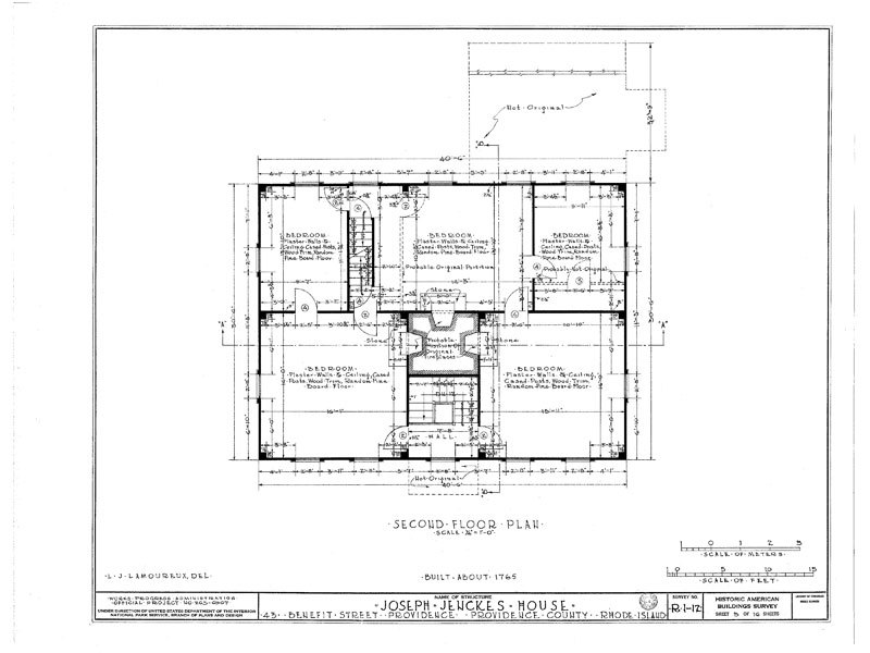 Gambrel Roofed Colonial New England Home, wood framed, PRINTED home plans