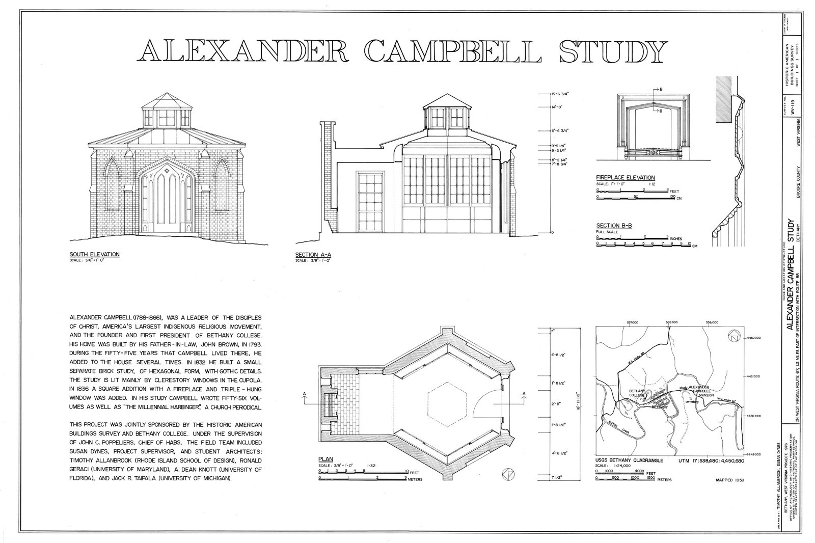 Tudor/Gothic Victorian garden cottage, perfect home office, printed drawings