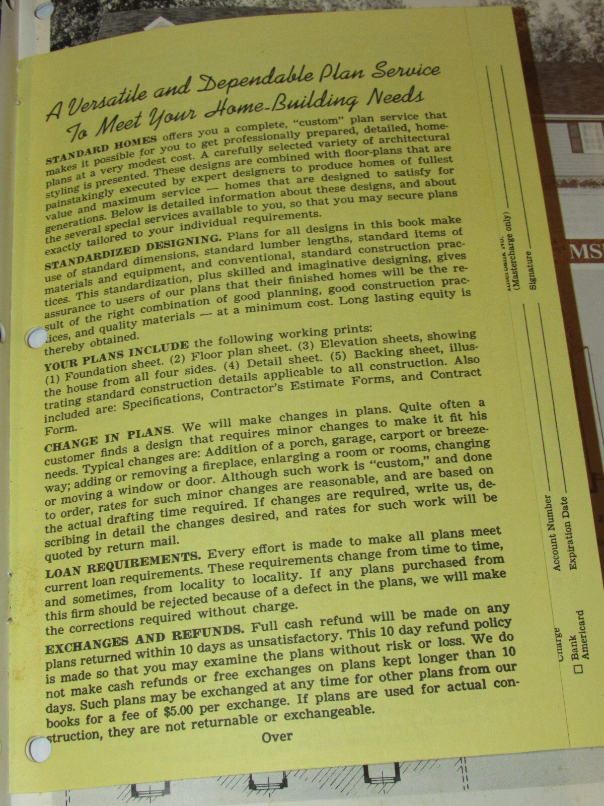 VTG 1976 ’34 OUTSTANDING 1 ½ AND 2 STORY HOMES’ CATALOG OF HOUSE PLANS! LAYOUTS!