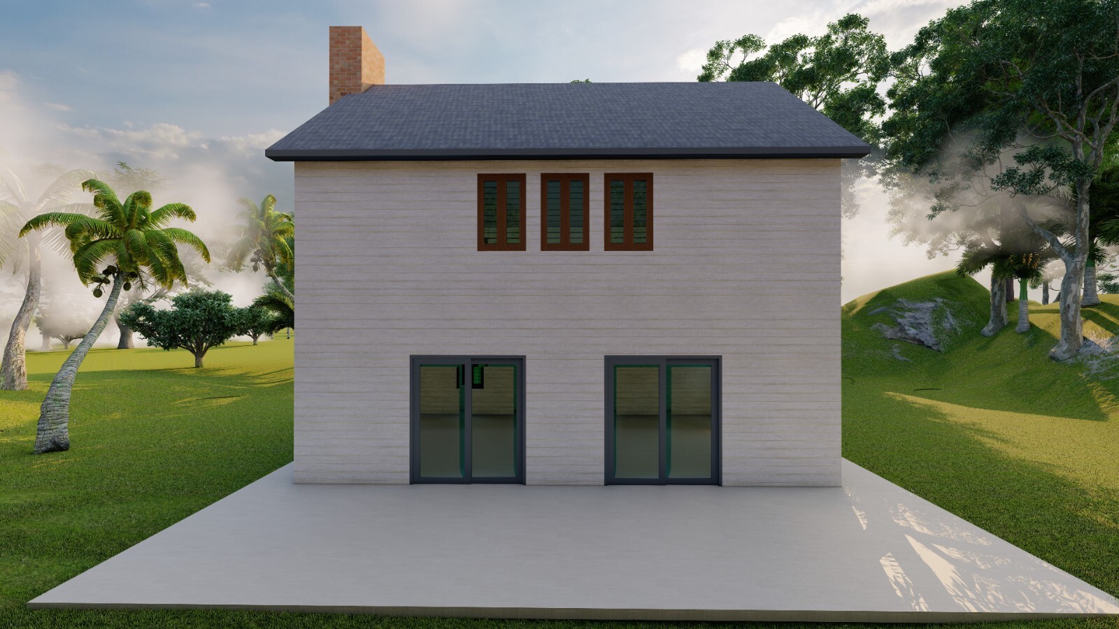 Two-Story 2-Bedroom Home Building Plans | 30’x28′ | 1200sqft | DIY Blueprint