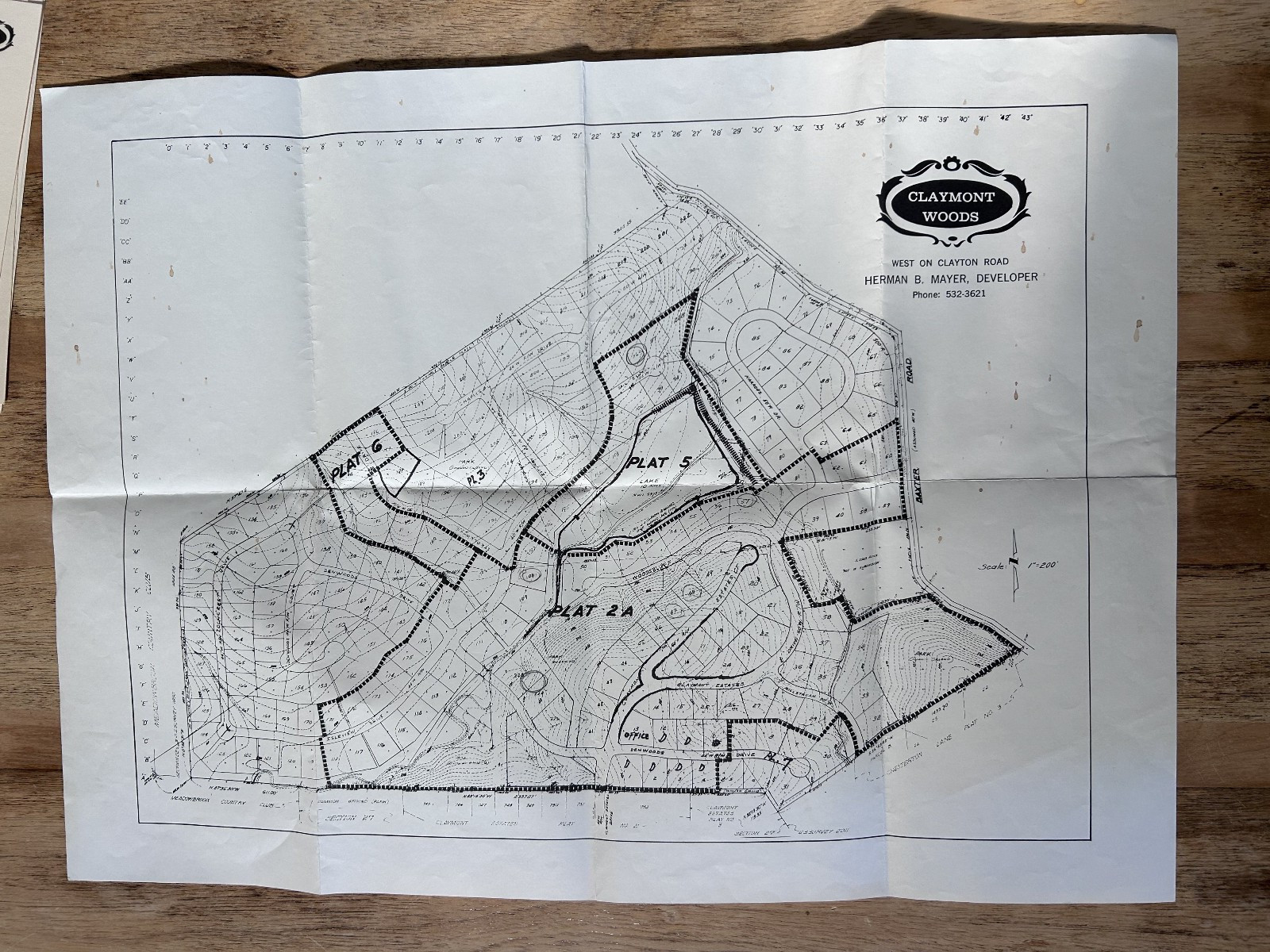 Claymont Woods Development Plans & Brochures 1970s – Chesterfield, Missouri
