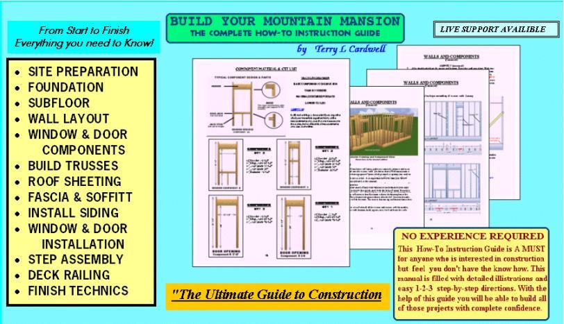 Cabin Building Step-by-Step Instruction Guide
