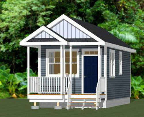 12×30 Tiny House — 358 sq ft — PDF Floor Plan — Model 1
