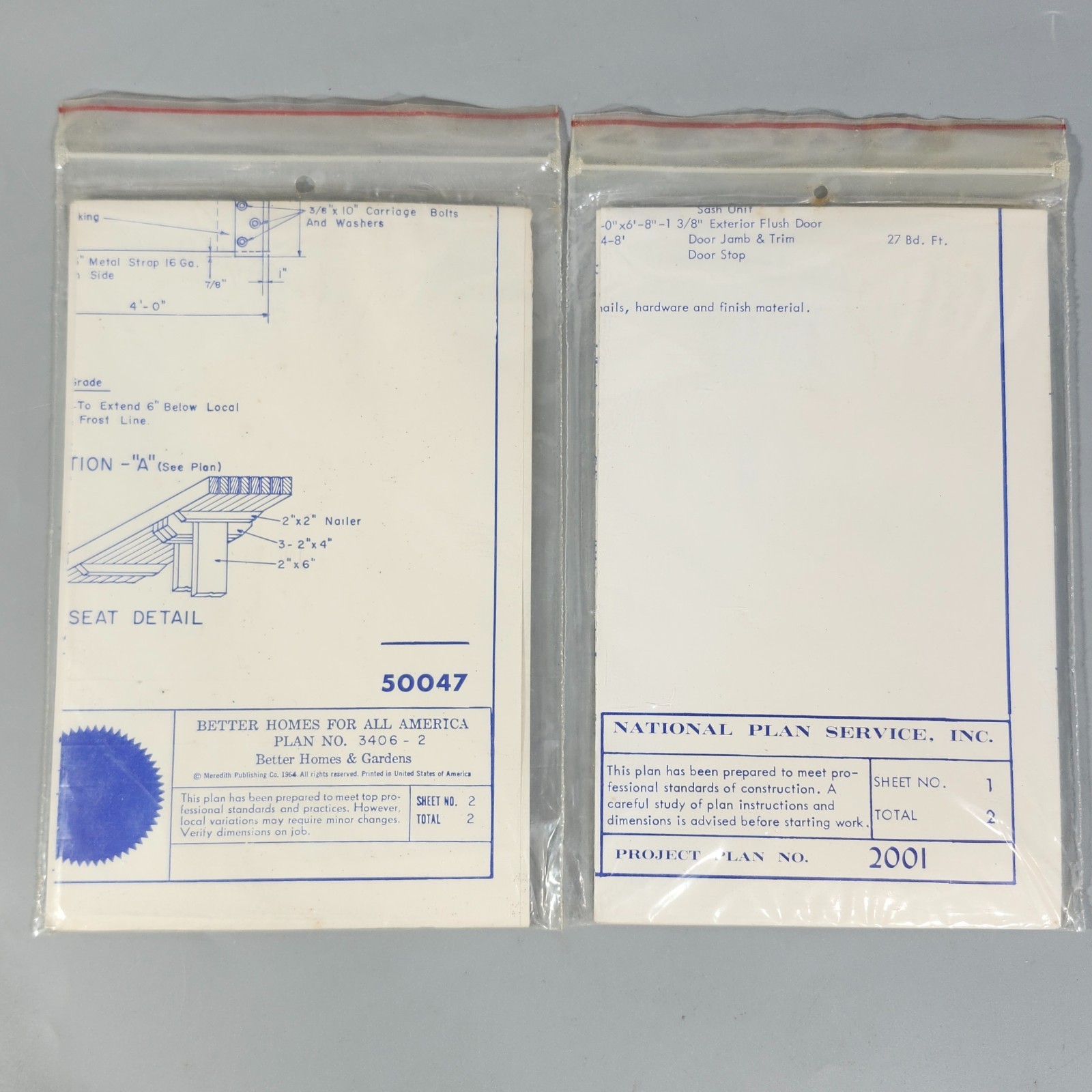 National Plan Service DIY Build Yourself Design 6 Blueprint Lot Home Improvement