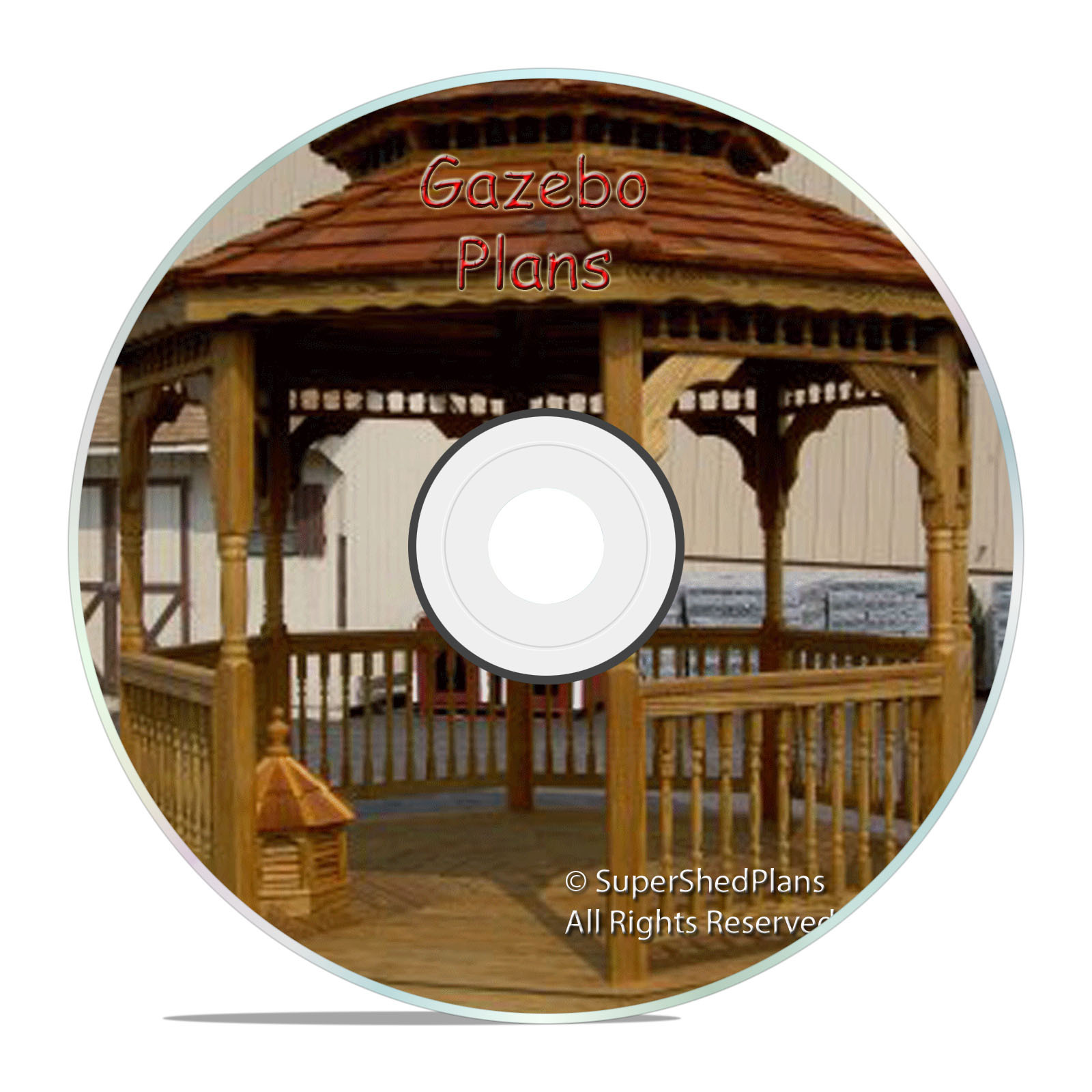 Basic Design Gazebo Plans, 12ft Double Roof Octagon Gazebo Plans, DIY Guides