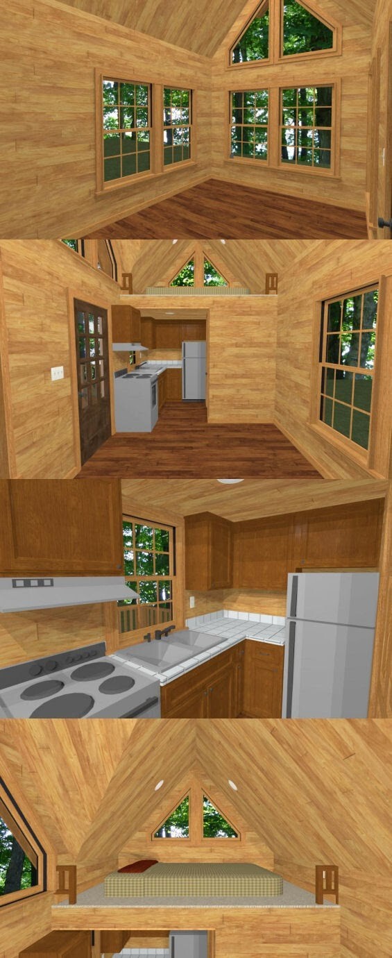 20×10 Tiny House — 266 sq ft — PDF Floor Plan — Model 1B