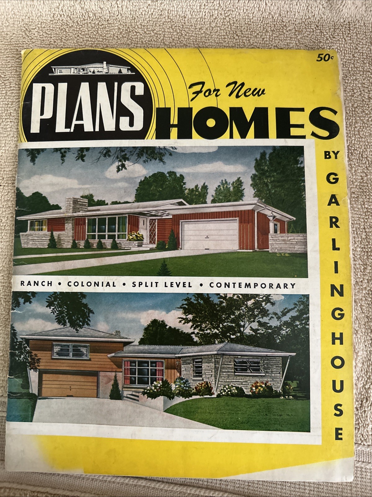 VINTAGE “Garlinghouse” PLANS FOR NEW HOMES 2nd Ed. Topeka, KS