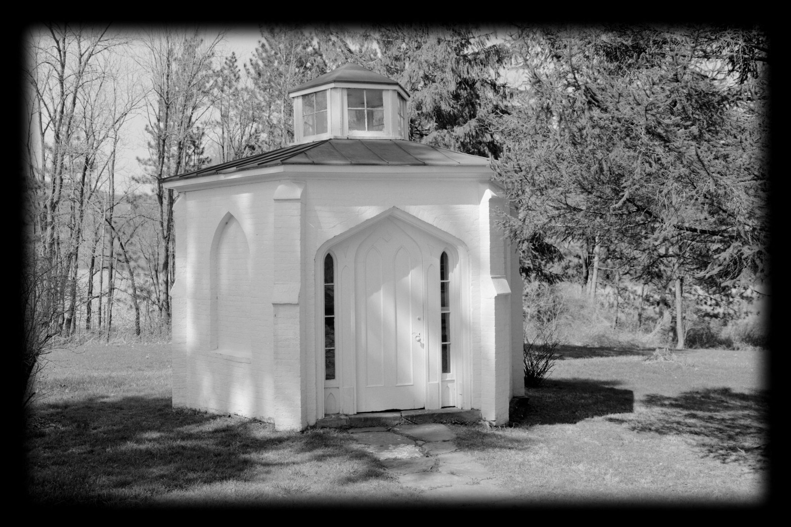 Tudor/Gothic Victorian garden cottage, perfect home office, printed drawings