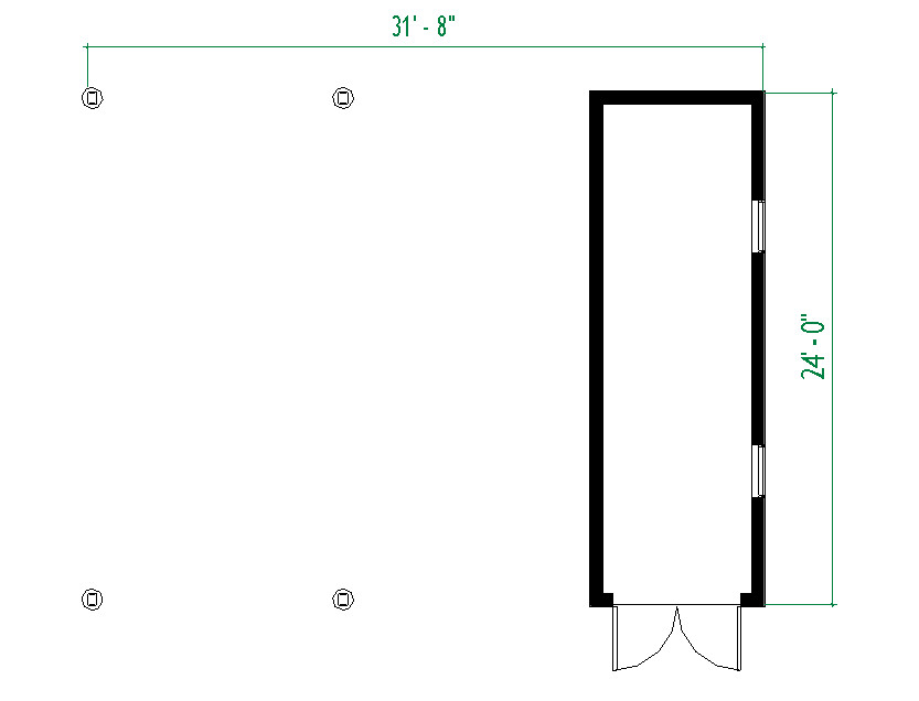 Rustic Carport & Pavilion Plans with Storage