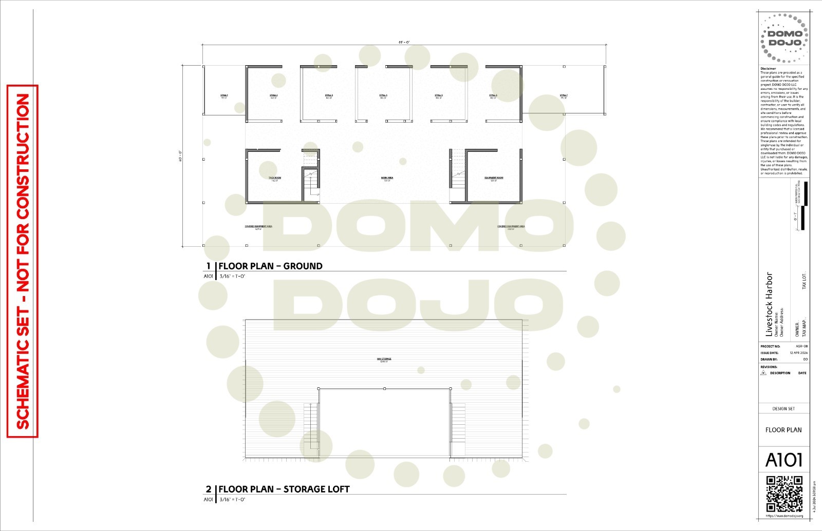 Livestock Harbor Agricultural Building Plans – PDF Downloadable Blueprint