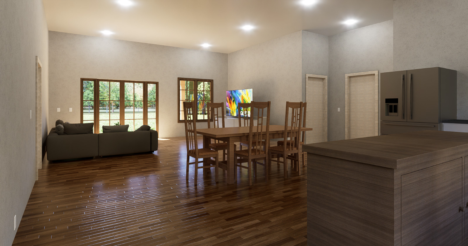 Barndominium 3 Bedrooms 2 Bath 2 Car Carport, 43’X81′ layout (3400 sq ft.) | PDF