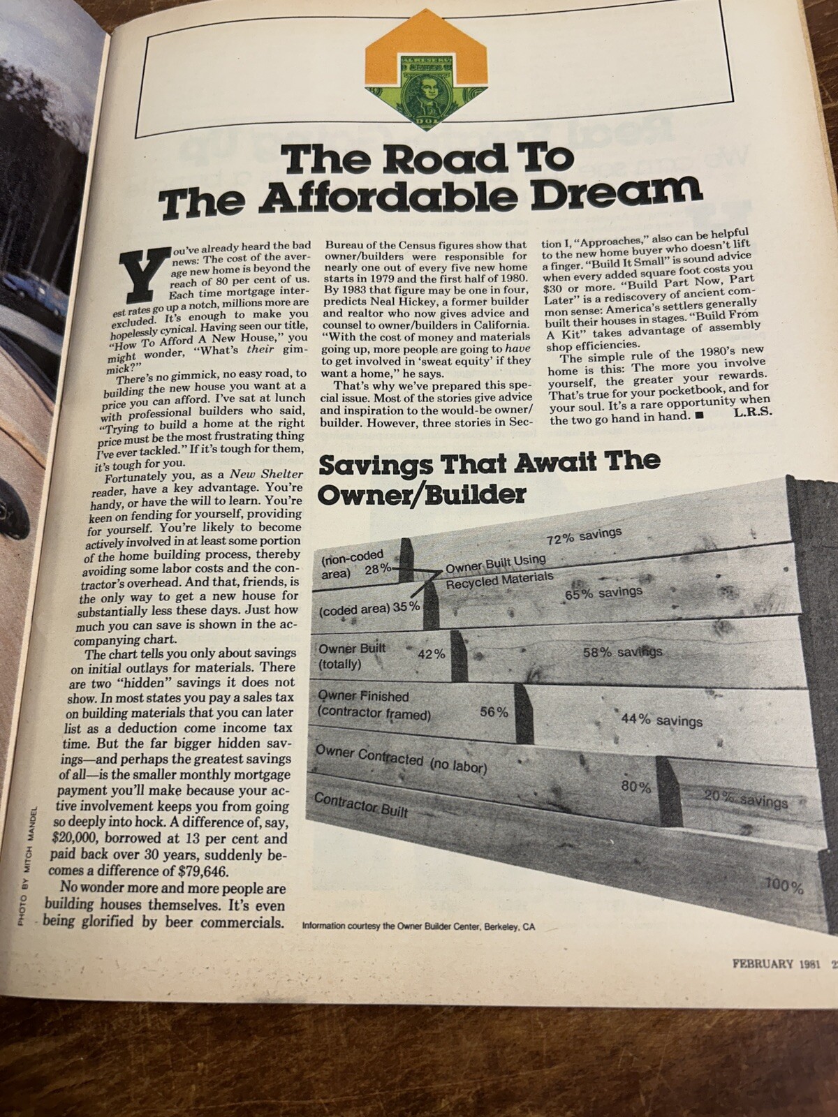 Rodale’s New Shelter Magazine February 1981 afford A New House, Energy Plan￼￼