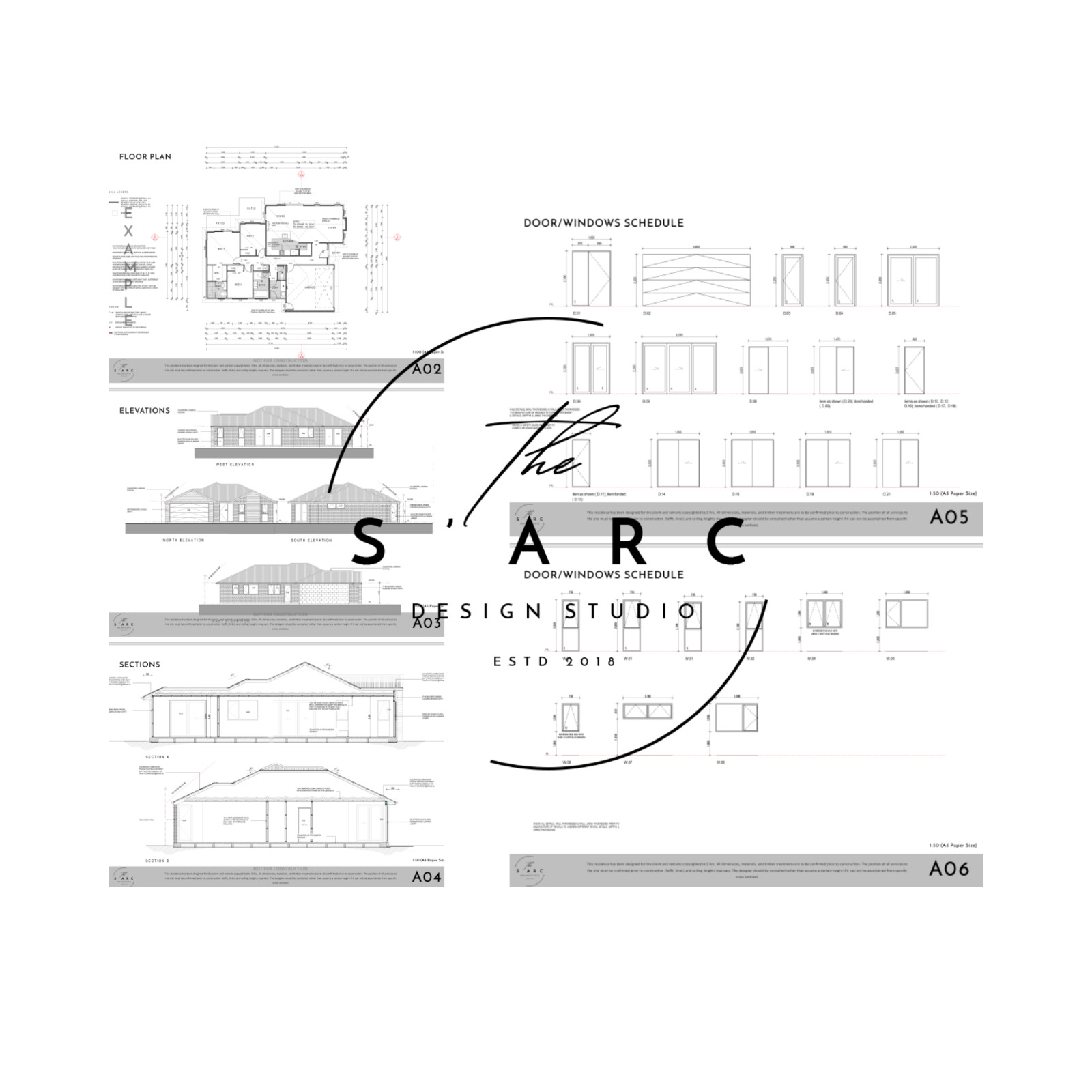 Modern House Plan, American Style House, Barn Style Cottage Plan, Farm 3 Bedroom