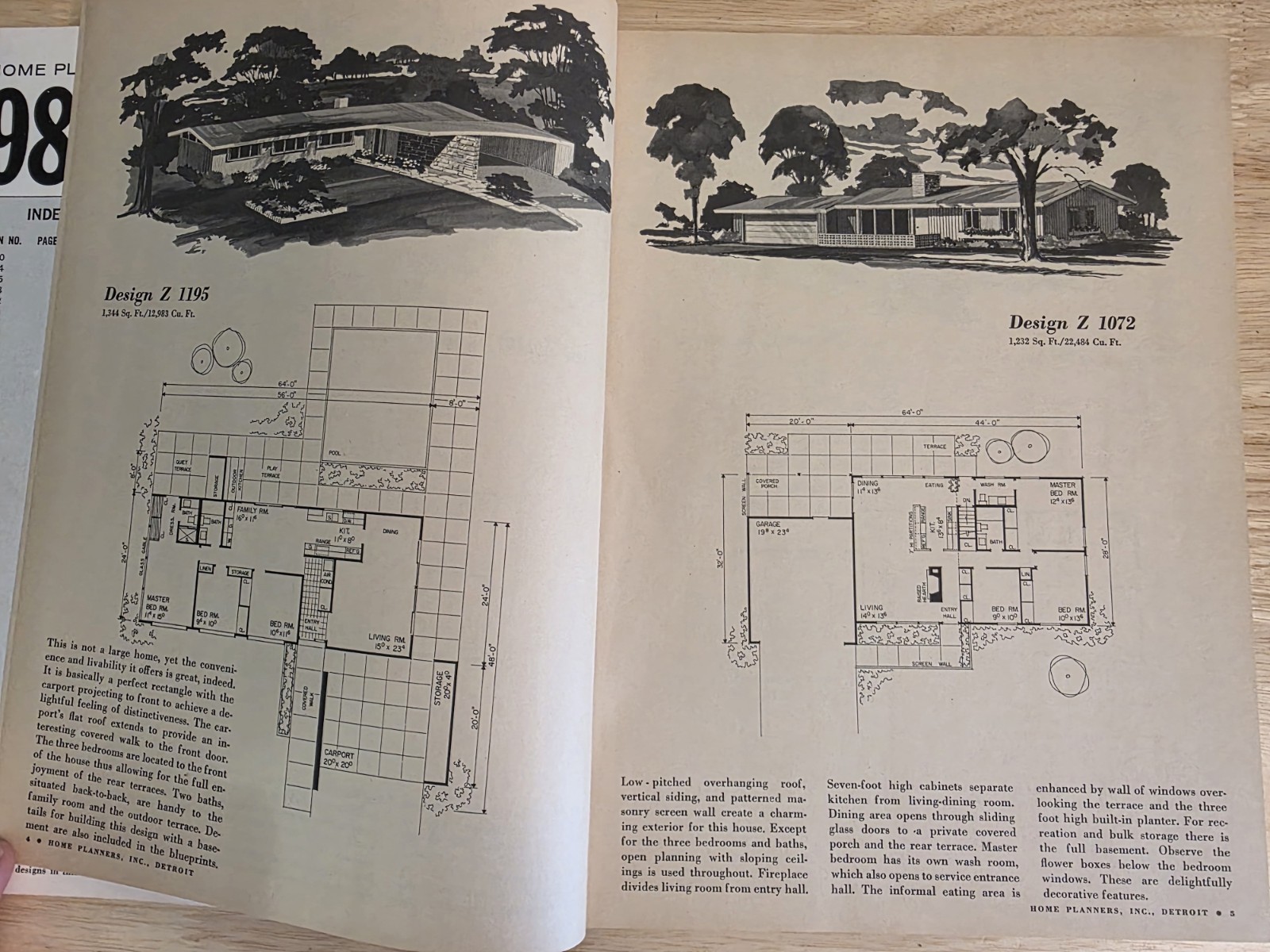 1967 Home Planners 98 Homes For Good Living